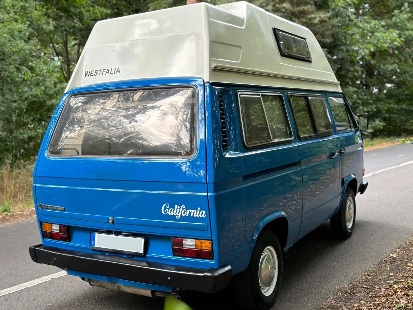 Volkswagen T3 California California Hochdach Westfalia Ausbau H-Zulassung Albastru - 2
