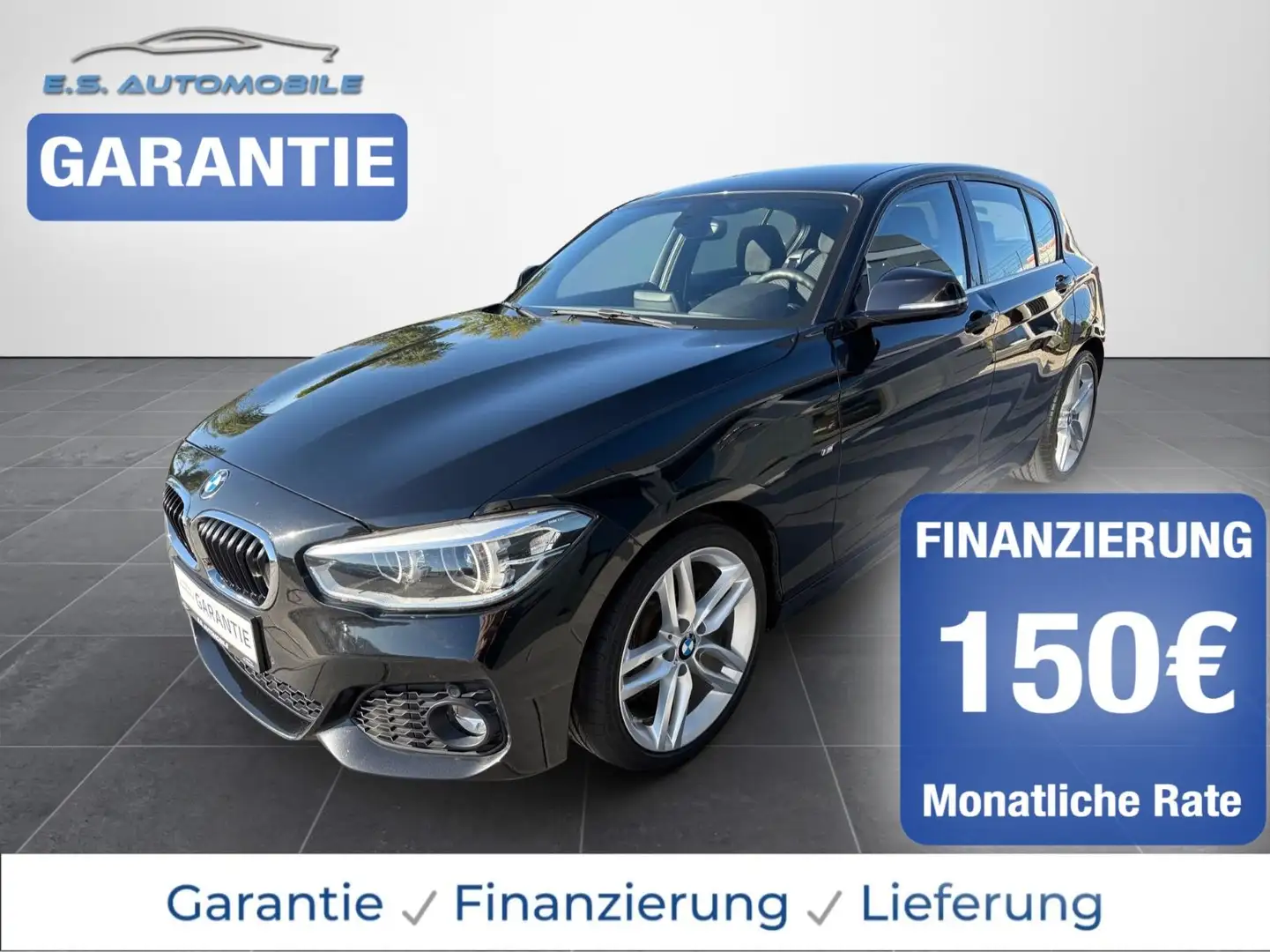 BMW 118 d M Sport GARANTIE/LED/SHZ/PDC/BLUETOOTH Noir - 1