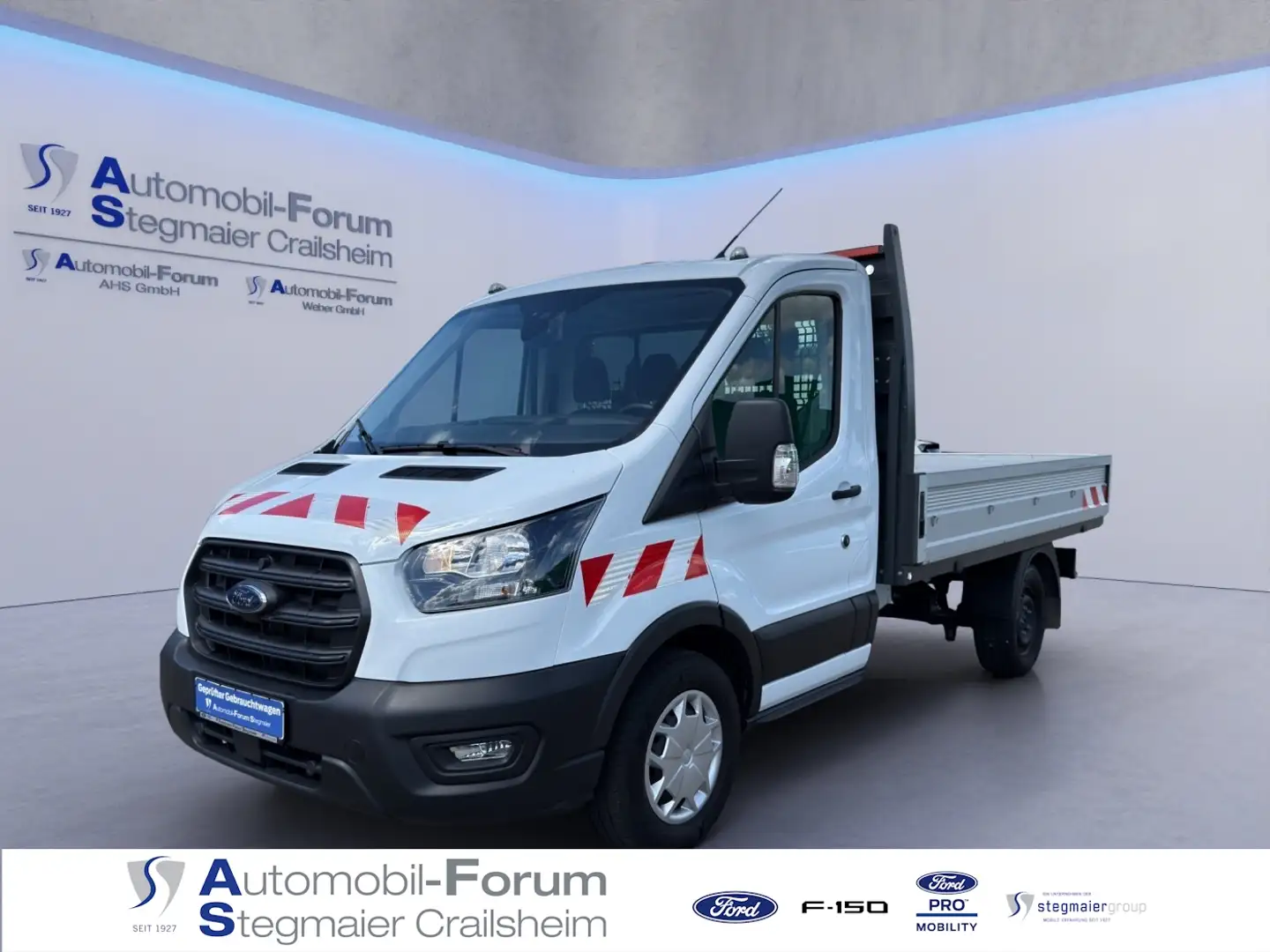Ford Transit Pritsche EK 2.0l 350 L2 *RFK*AHK* Wit - 1
