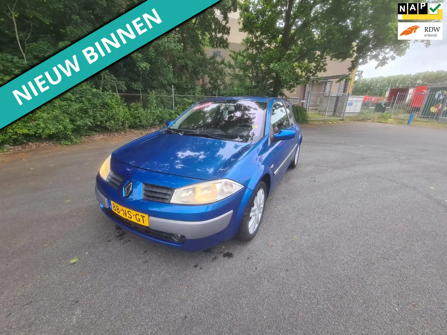 Renault Megane 1.6-16V Dynamique Luxe ZO INGERUILD DUS ZO WEG PRI Blauw - 1