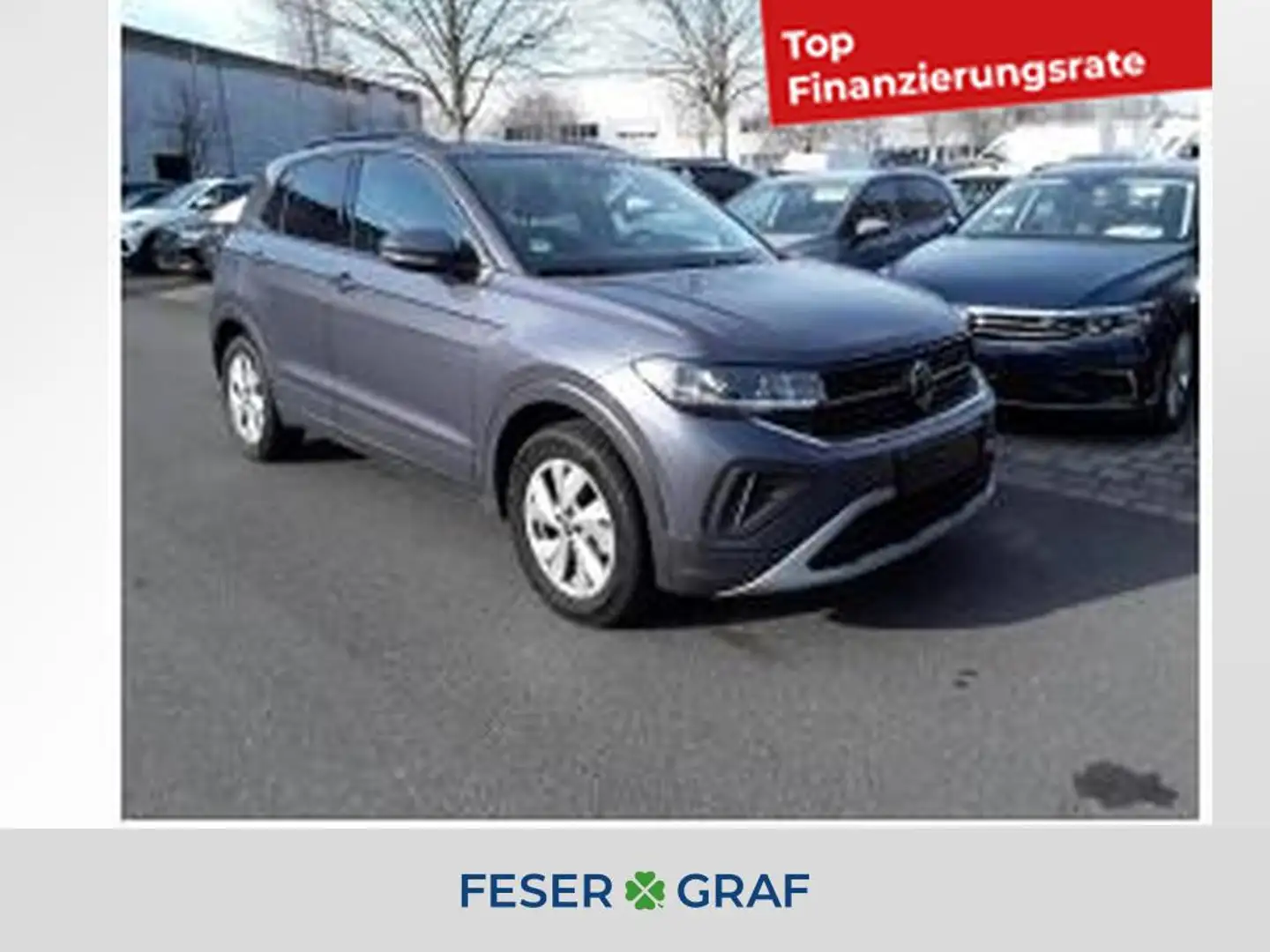 Volkswagen T-Cross 1.0 TSI Life RearView / LED / DAB / PDC / Kamera / Grau - 1