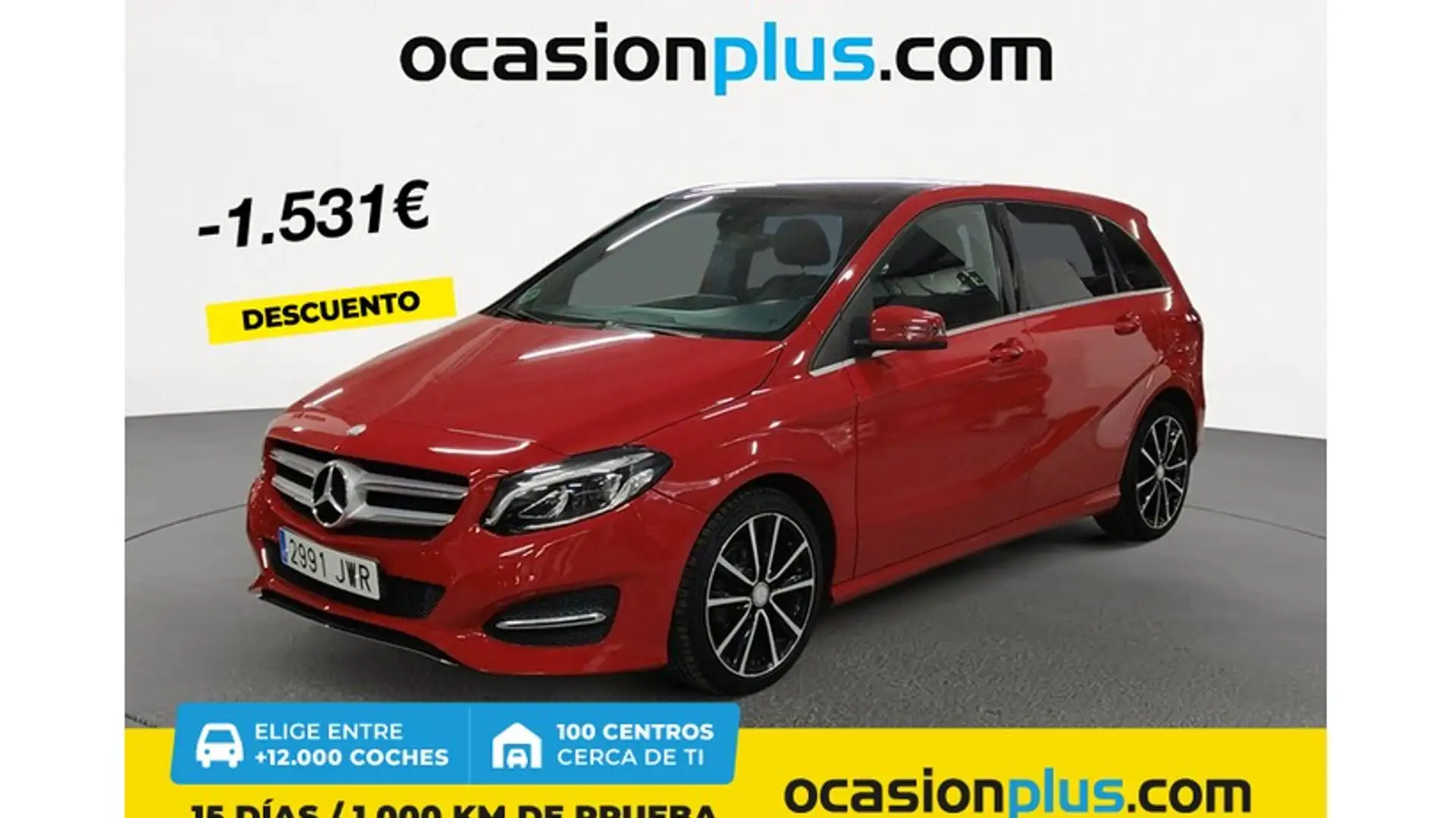 Mercedes-Benz B 200 200d Rojo - 1