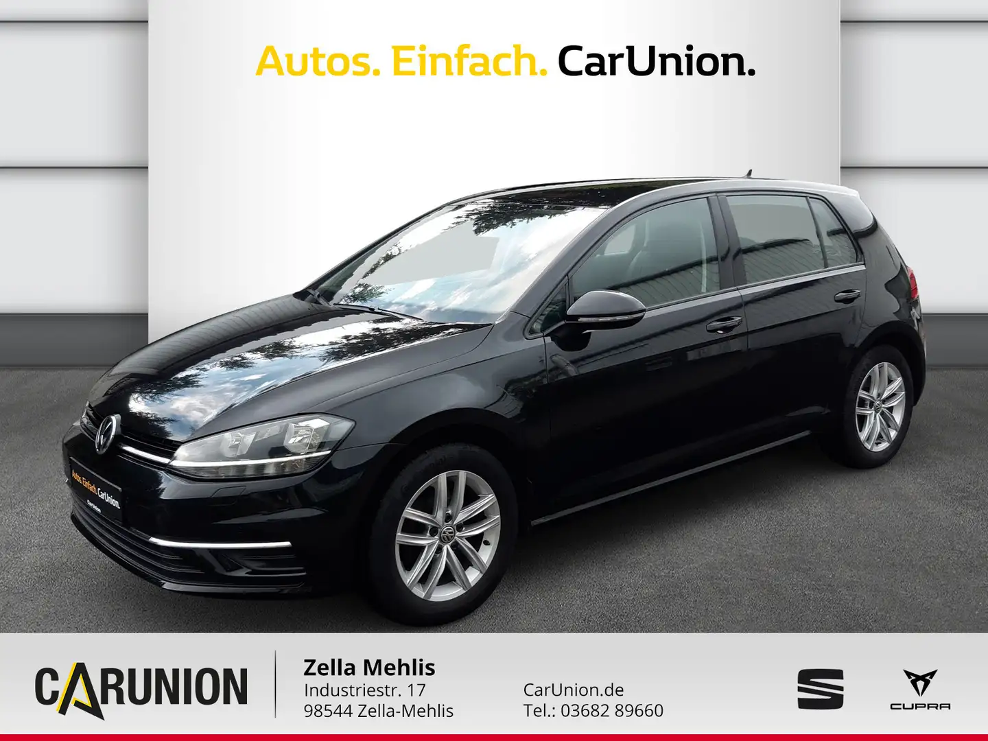 Volkswagen Golf 1.4 TSI Comfortline *KLIMA*SITZH*EINPARKH* Zwart - 1
