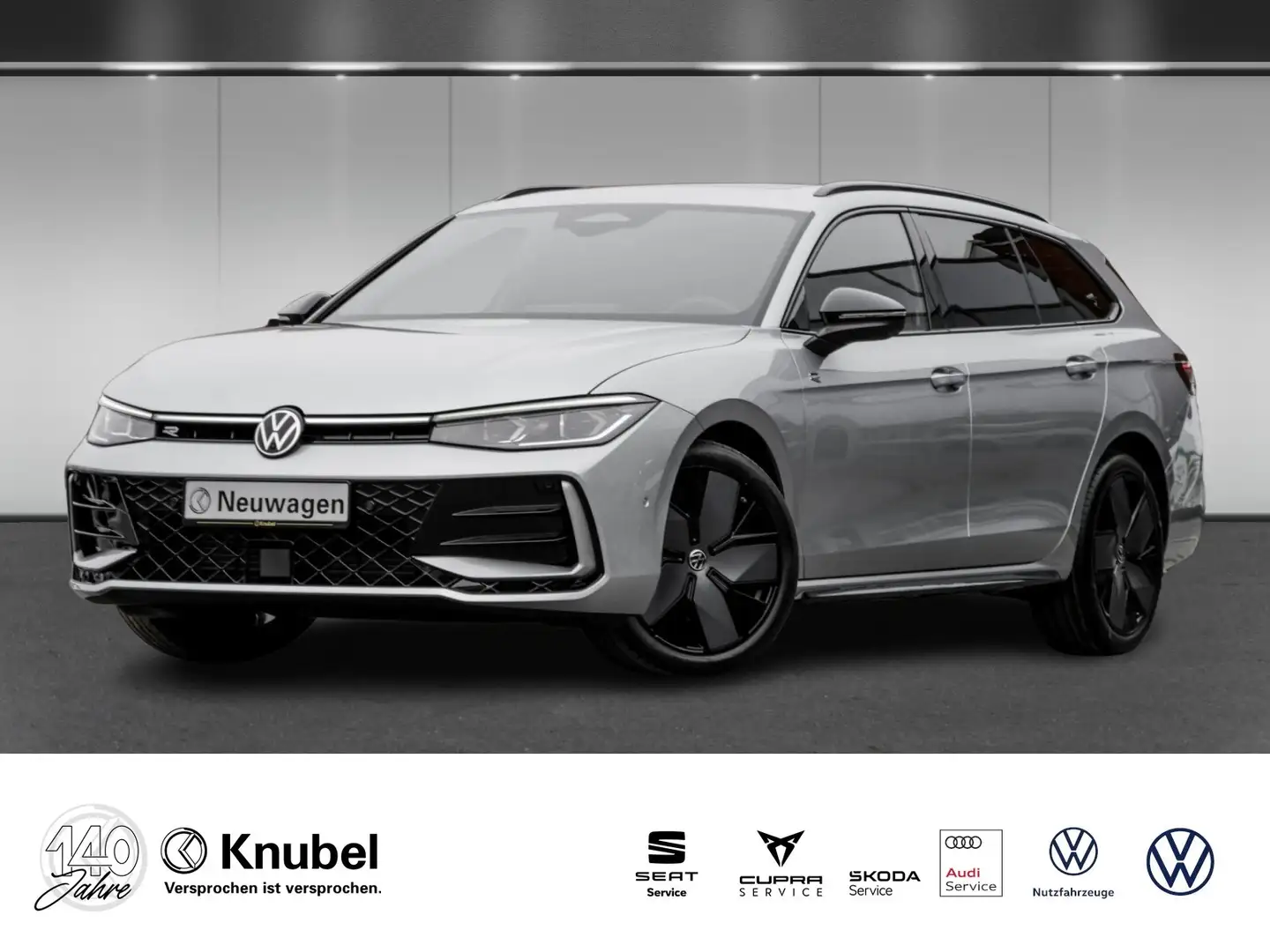 Volkswagen Passat Variant R-Line 2.0 TDI DSG IQ.Light Pano AHK HarmanKard... Argent - 1