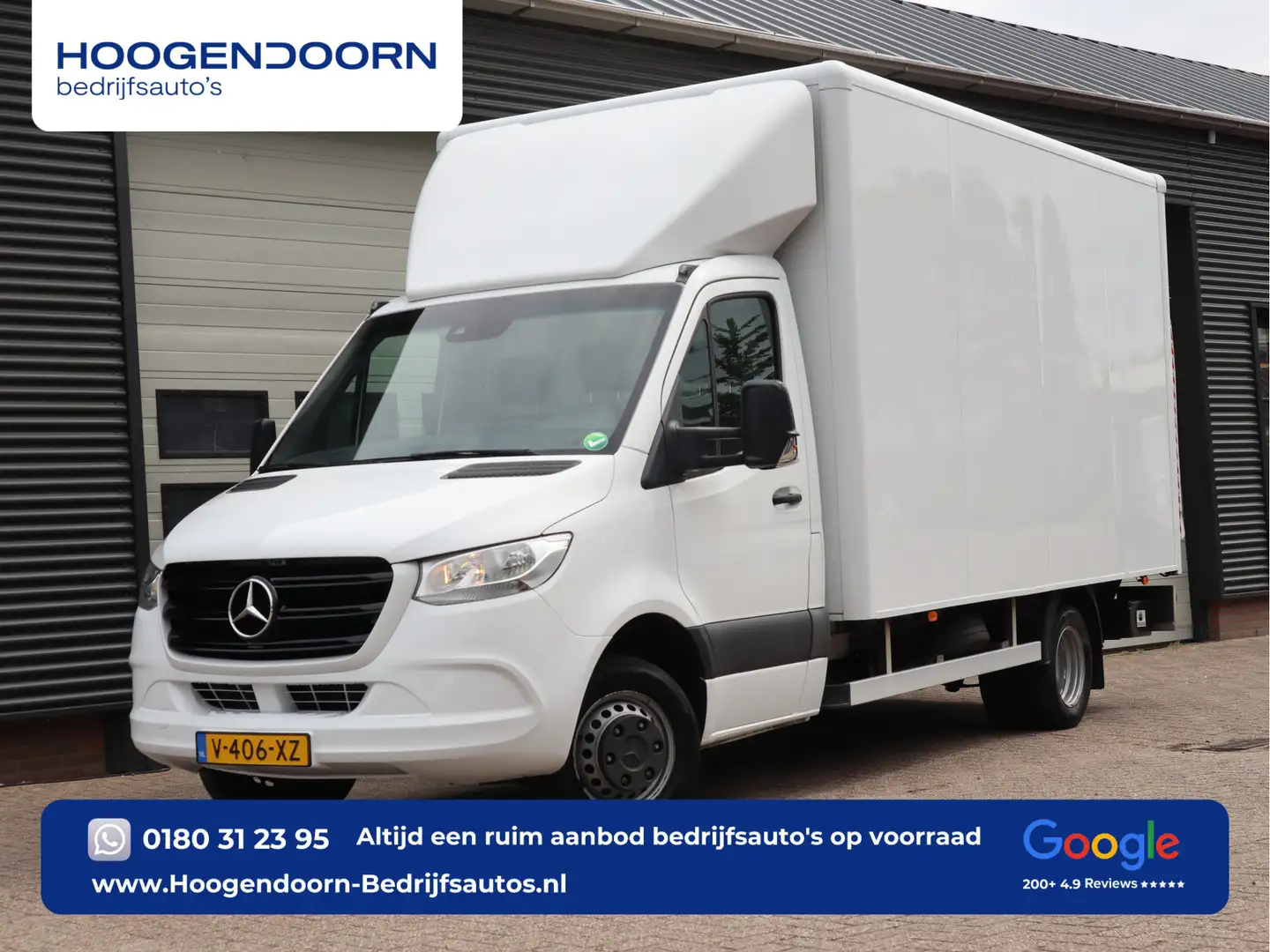 Mercedes-Benz Sprinter 514 CDI Automaat Bakwagen Laadklep - MBUX - Cruise Blanco - 1