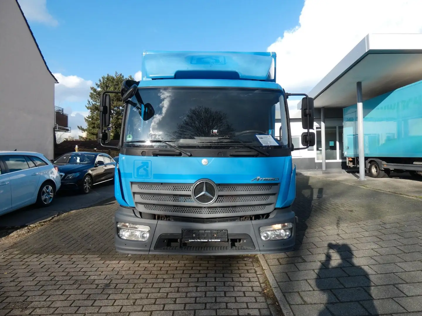 Mercedes-Benz Atego 816 L/1.Hand/Kofferlänge 7,2m/LBW/Euro 6 Bleu - 2