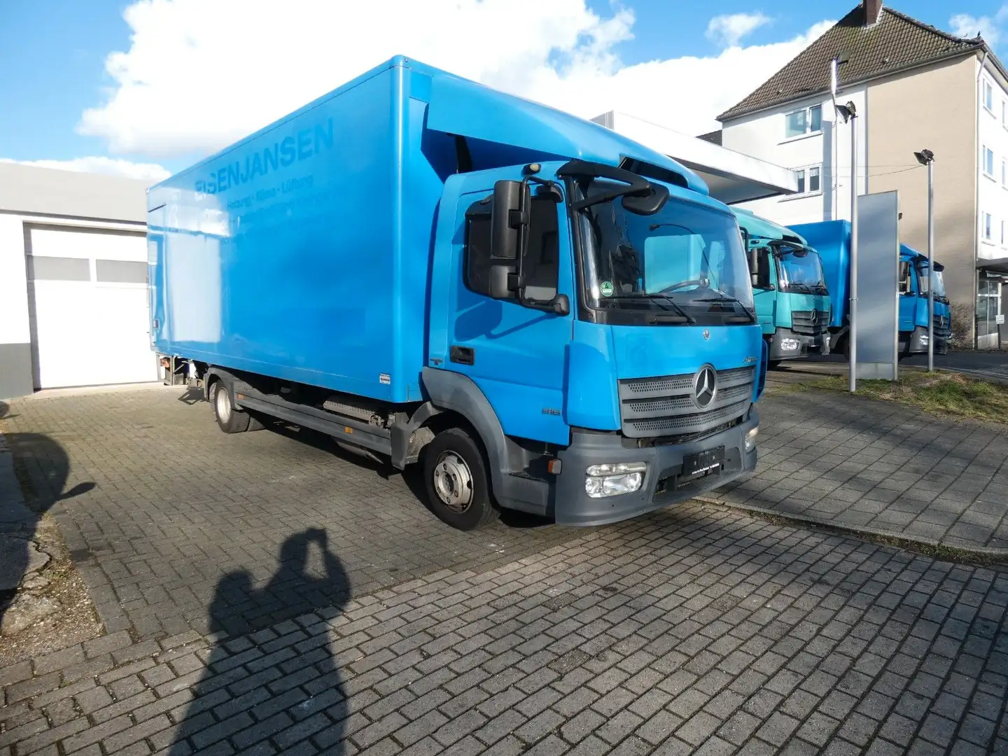 Mercedes-Benz Atego 816 L/1.Hand/Kofferlänge 7,2m/LBW/Euro 6 Bleu - 1