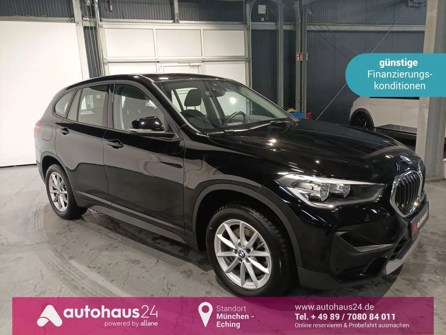 BMW X1 sDrive20i Advantage ParkPilot|Sitzhz|Panorama Schwarz - 1