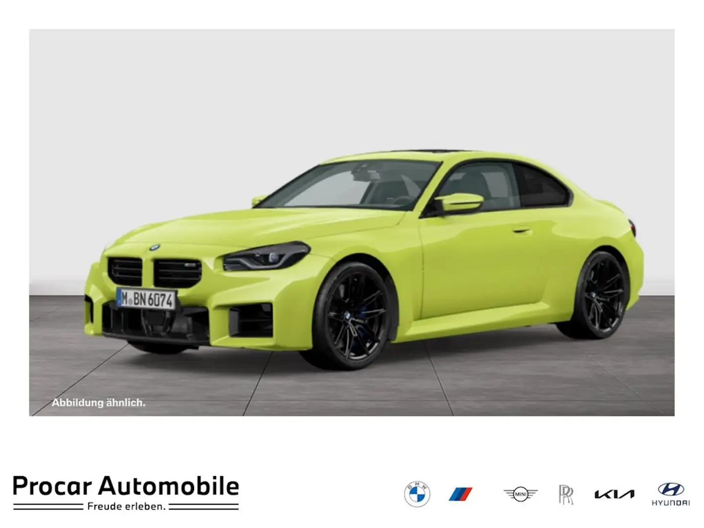 BMW M2 Coupé Navi+HuD+Pano+LED+H/K+Alarm+LHZ+KZG+ACC+adap Amarillo - 1