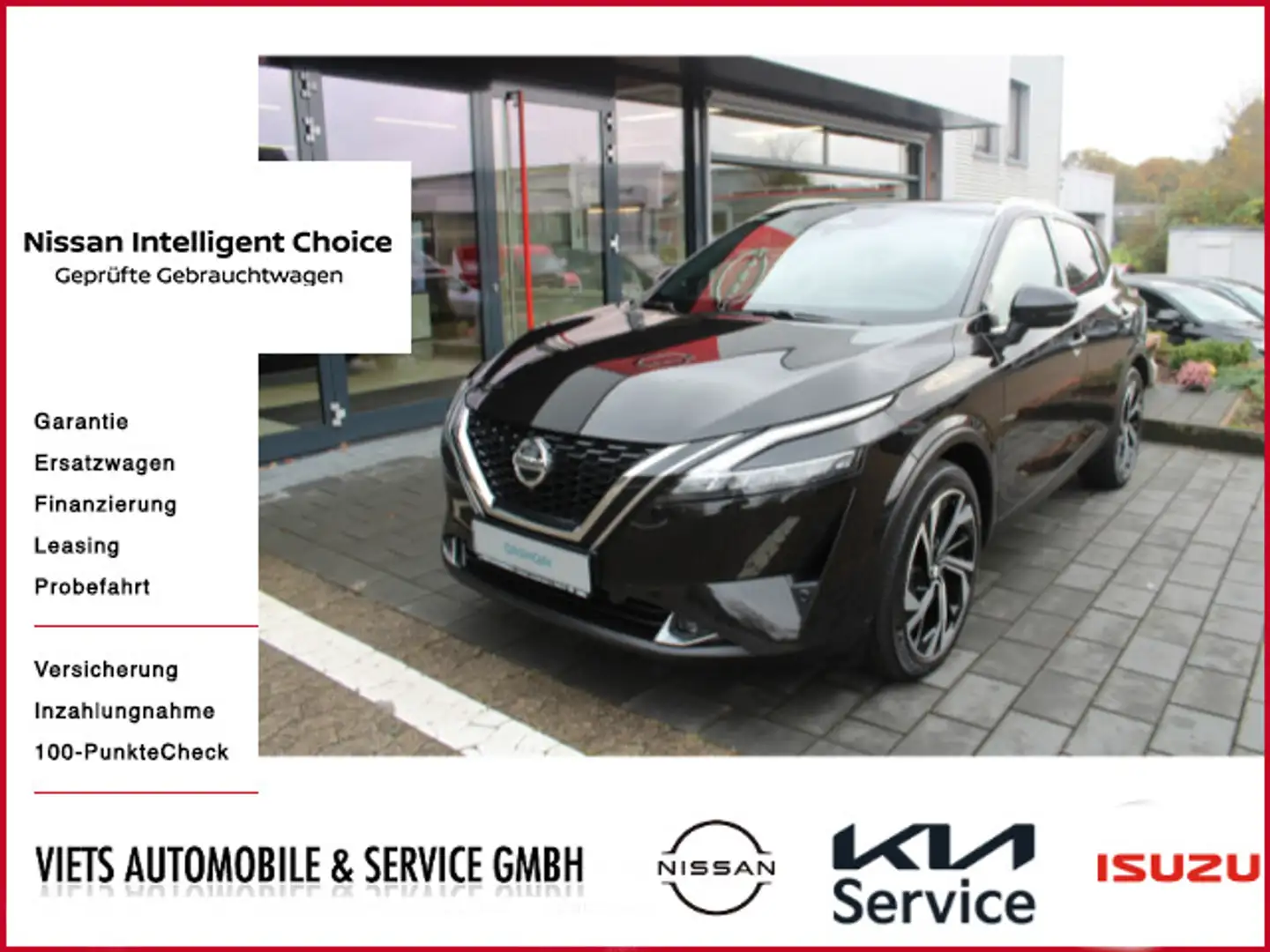 Nissan Qashqai 1.3 DIG-T Tekna+ Automatik 20 Zoll Noir - 1