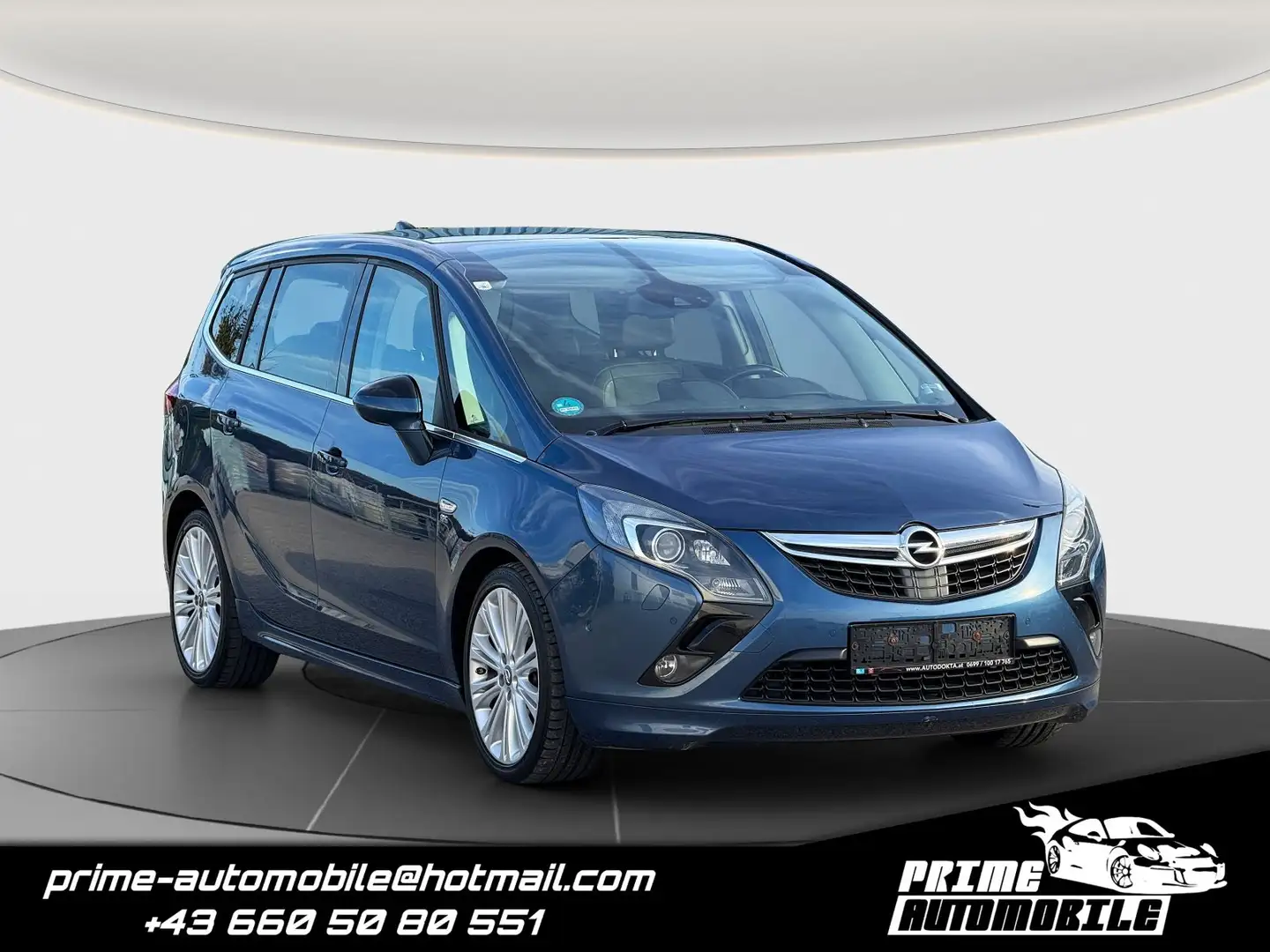 Opel Zafira Tourer Zafira Tourer 1,6 Turbo **7-Sitzer*NAVI*RFK*AHK** Blau - 1