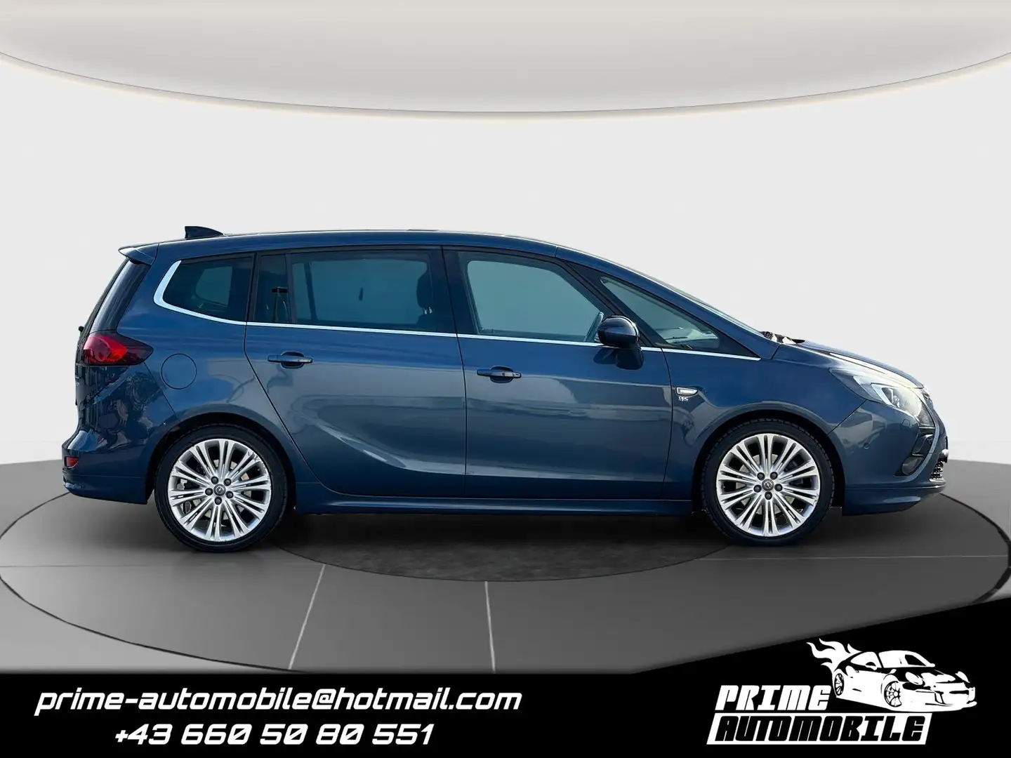 Opel Zafira Tourer Zafira Tourer 1,6 Turbo **7-Sitzer*NAVI*RFK*AHK** Blau - 2
