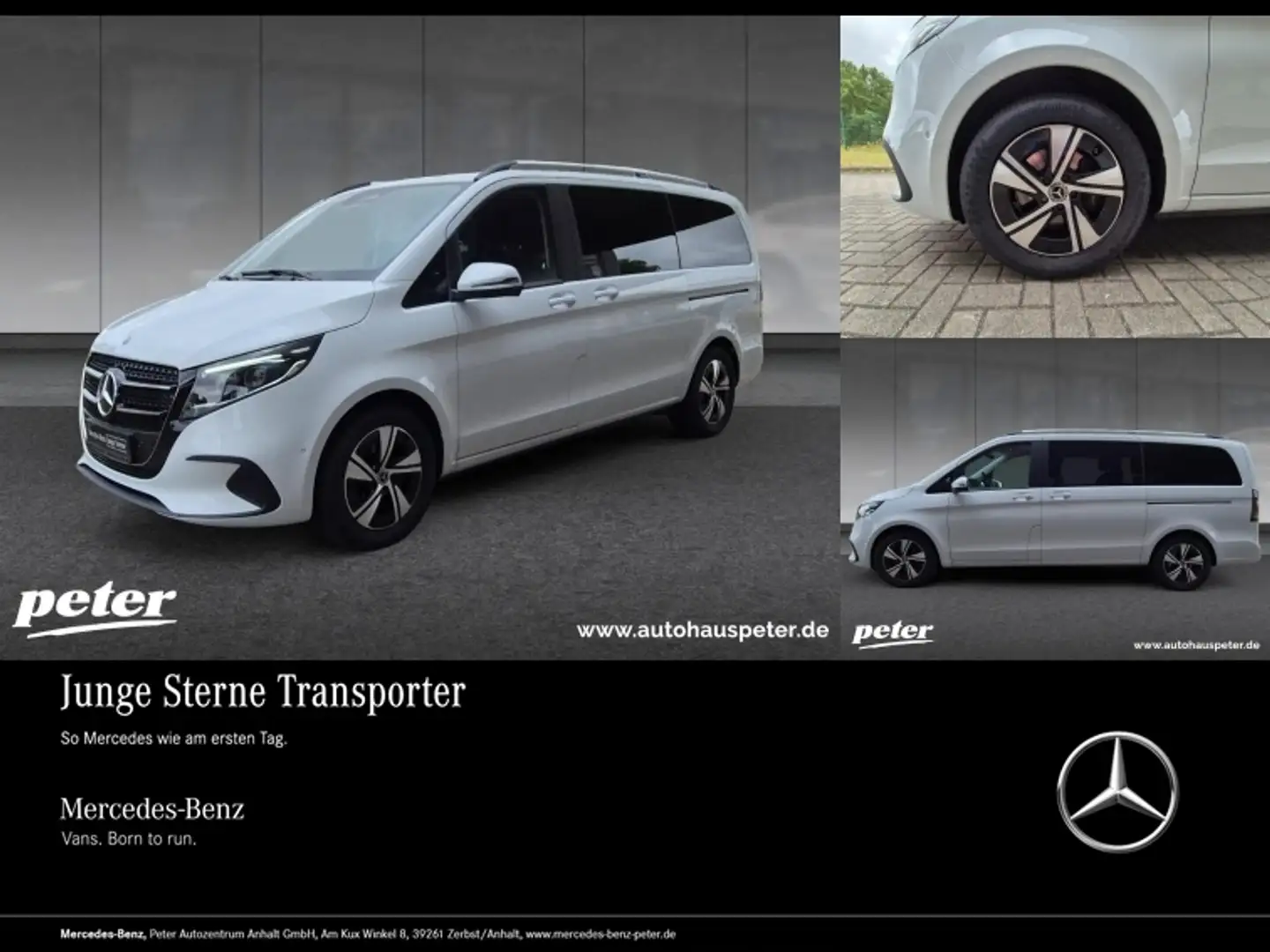 Mercedes-Benz V 300 d STYLE Lang LED+STHZG+DISTR+AHK Weiß - 1