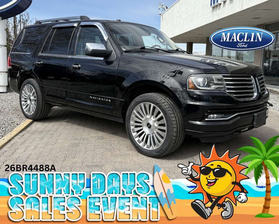 Black 2016 Lincoln Navigator SUV / Crossover Four-Wheel Drive 6-Speed Automatic