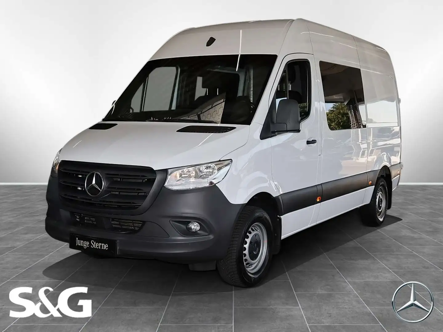 Mercedes-Benz Sprinter 319 CDI Mixto V6 Hochdach 7G-T. 3.5TAHK Weiß - 1