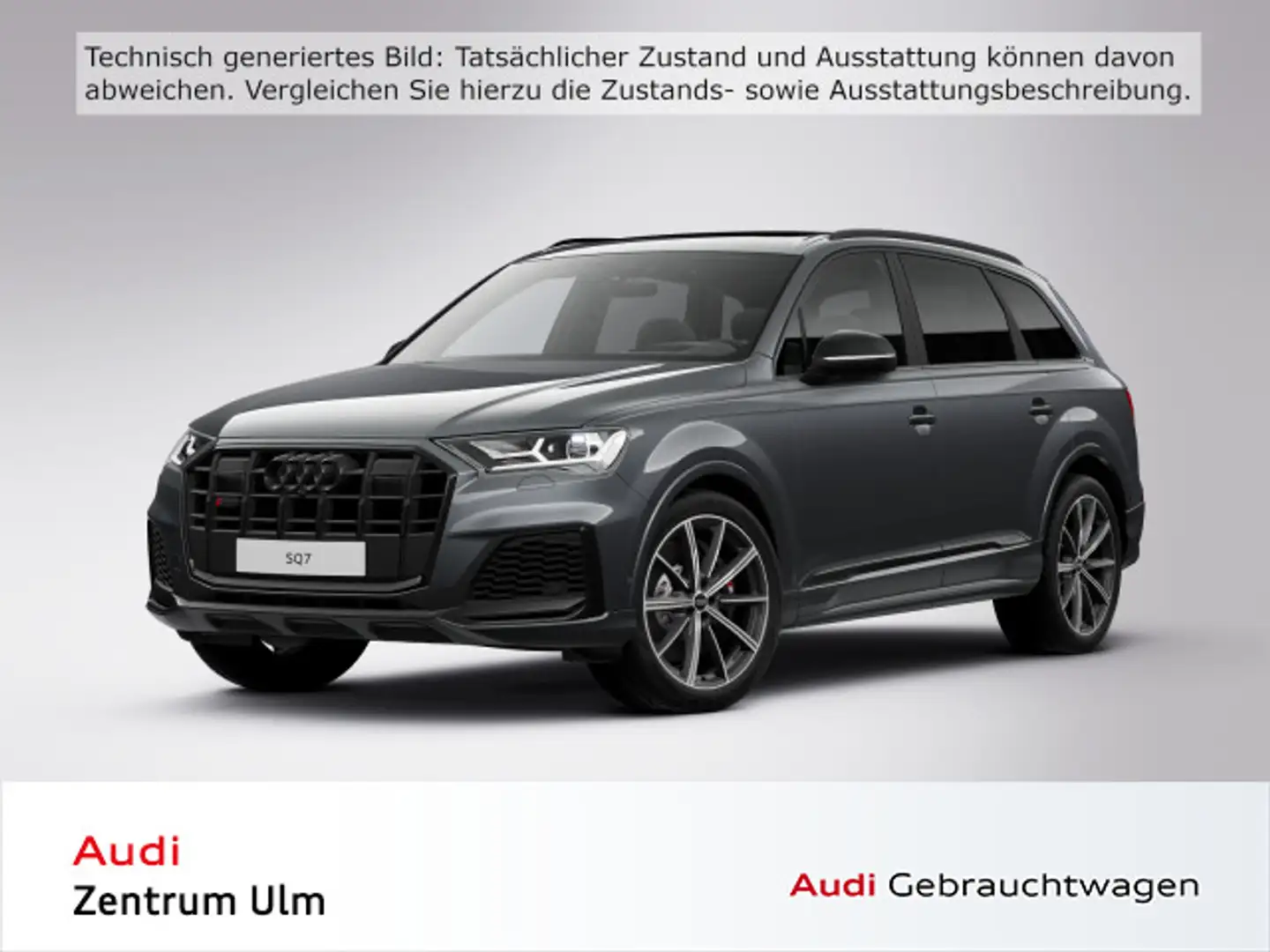 Audi SQ7 4.0 TFSI qu. 7SITZE ACC B&O HuD PANO STANDHZ Gris - 1