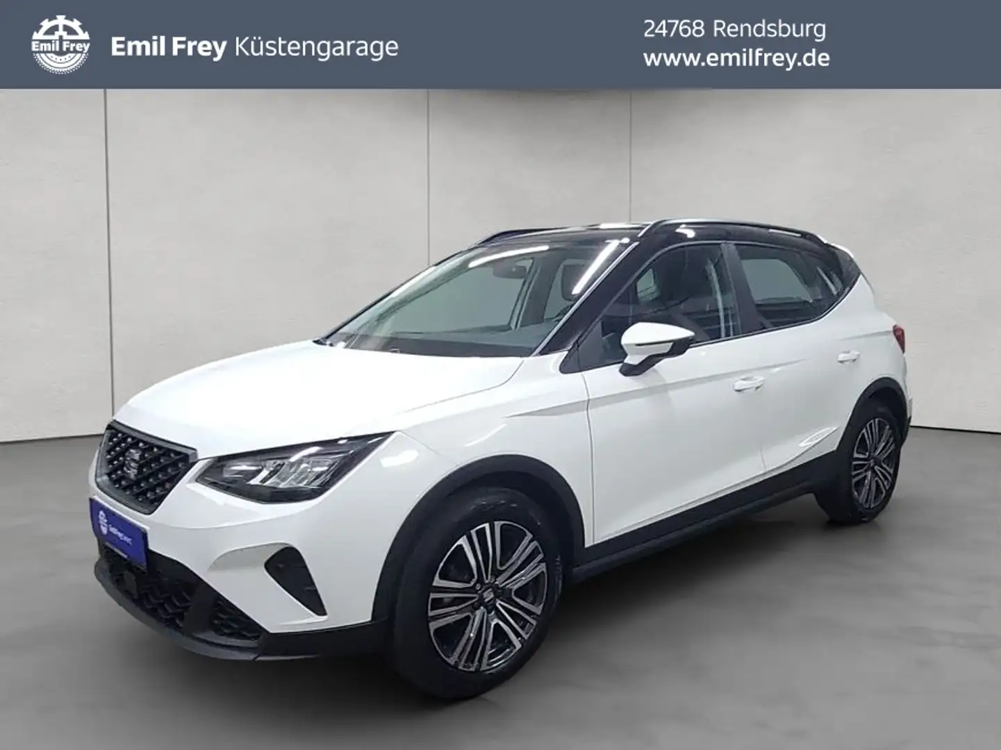 SEAT Arona Style 1.0 TSI DSG AHK/Kamera/Navi Weiß - 1