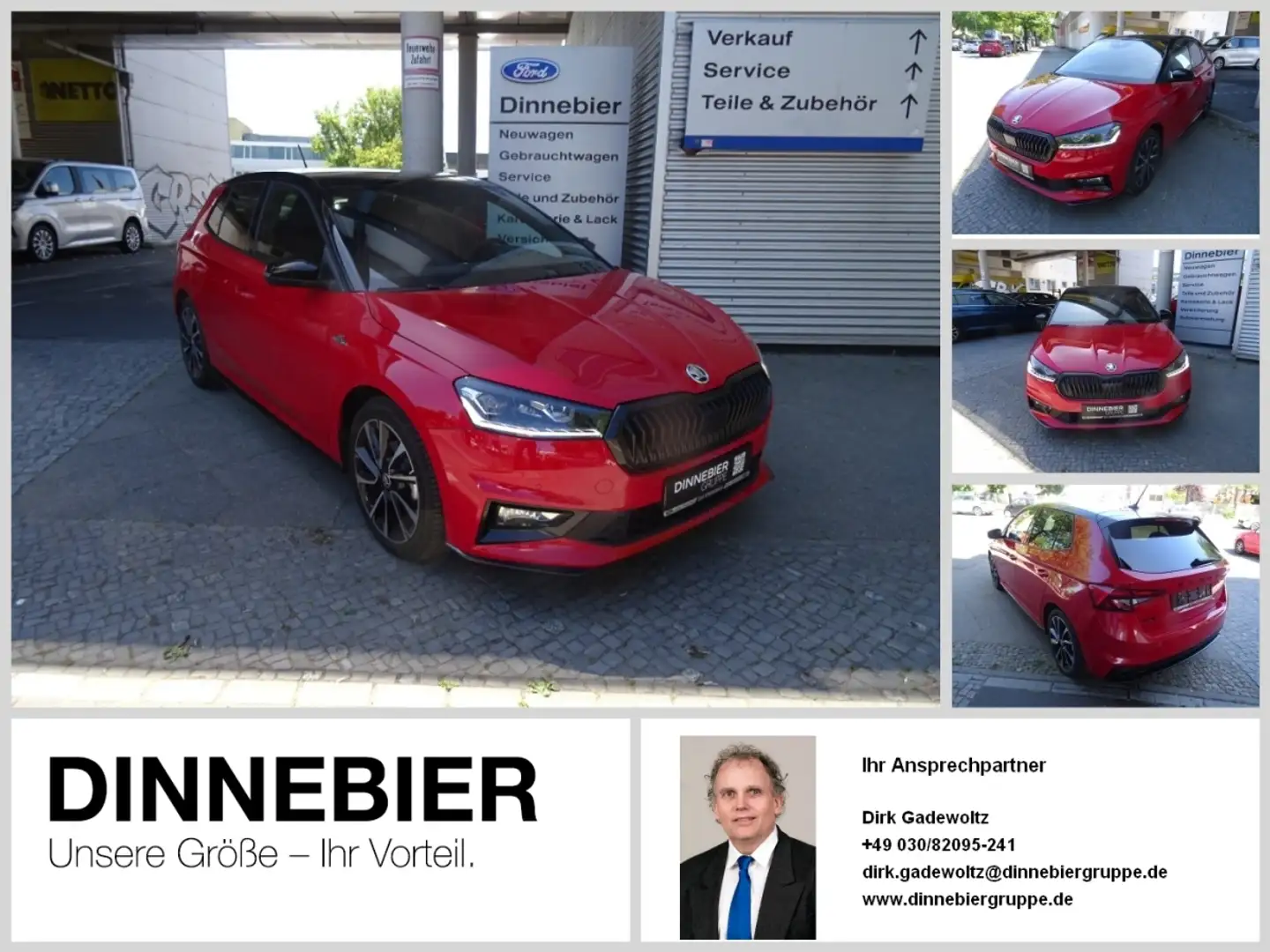 Skoda Fabia FLA ACC SpurH LED LM Rot - 1