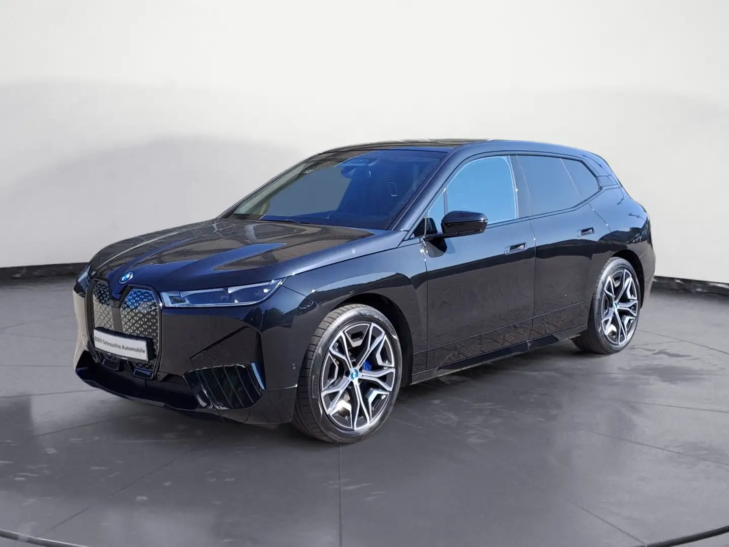 BMW iX xDrive40 Sportpaket Klimaaut. AHK Zwart - 2