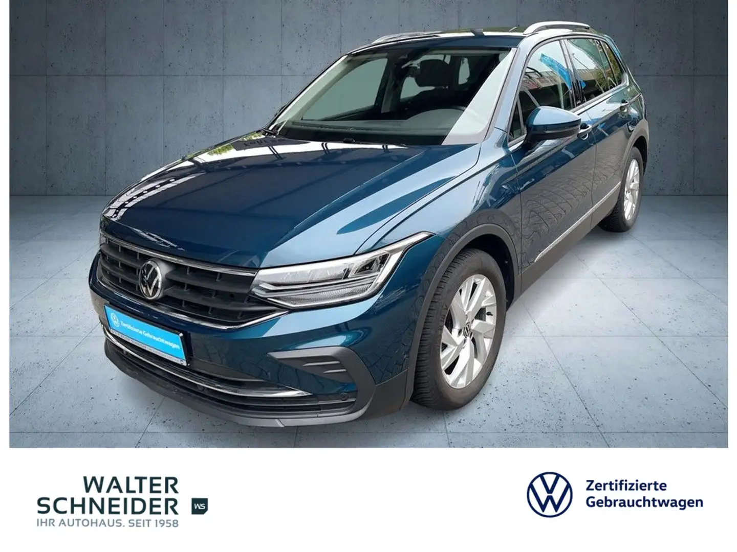 Volkswagen Tiguan 1.5 TSI United Navi AHK LED ACC Keyless T Azul - 1