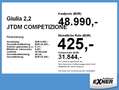 Alfa Romeo Giulia 2,2 JTDM COMPETIZIONE Q4 Leder, LED, DAB - thumbnail 4