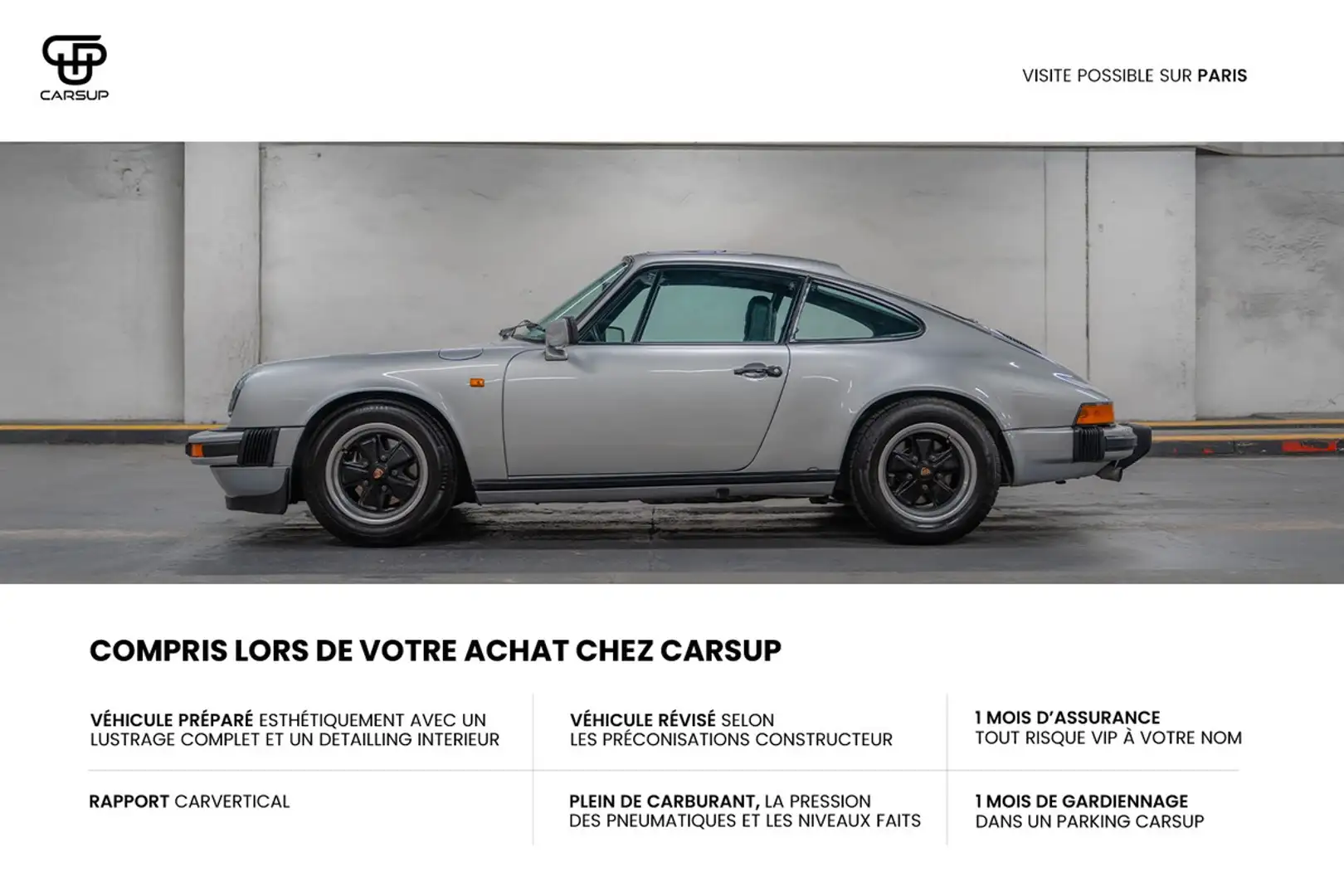 Porsche 911 3.0 SC Argent - 2