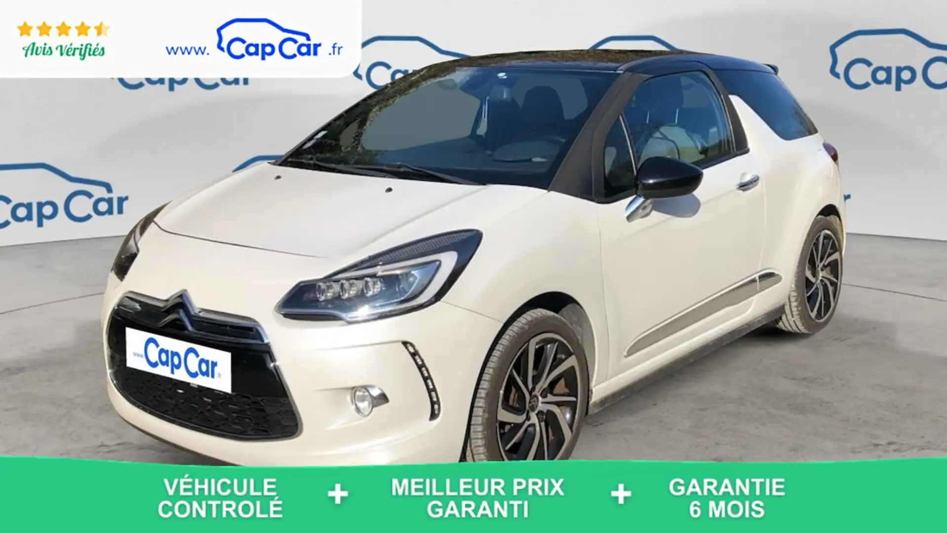 Citroen DS3 1.6 THP 155 Sport Chic Blanc - 1