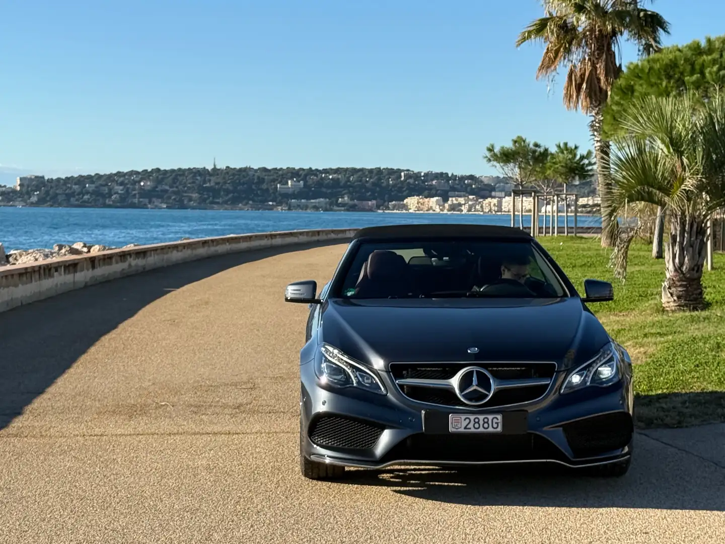 Mercedes-Benz E 400 Classe E Cabriolet 400 Sportline A Grijs - 1