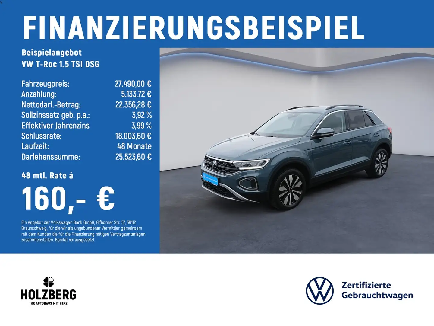 Volkswagen T-Roc 1.5 TSI DSG Move NAVI+RFK+ACC+LED+SHZ Modrá - 2