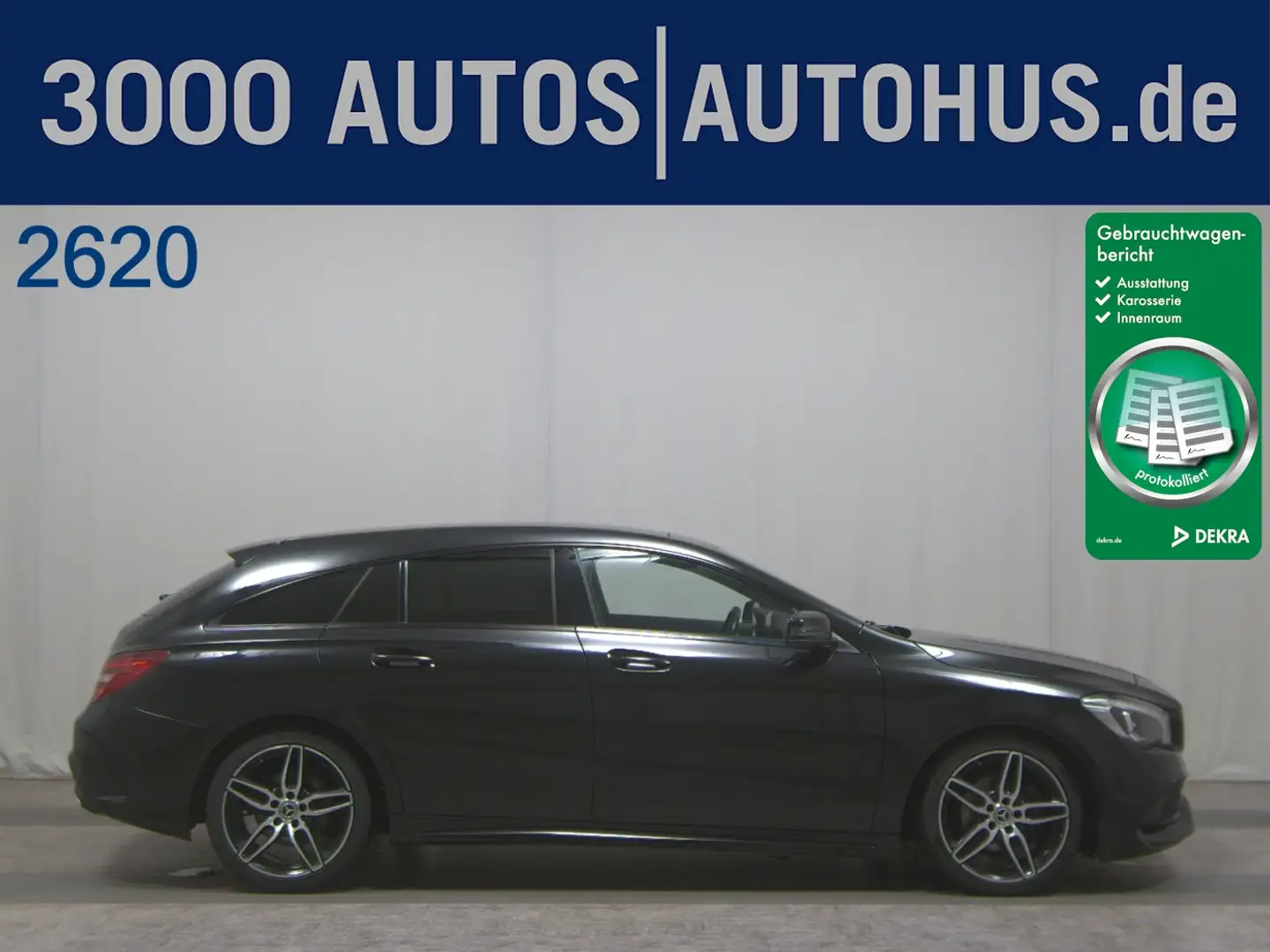 Mercedes-Benz CLA 200 SB d AMG-Line Leder Navi Pano LED Schwarz - 1
