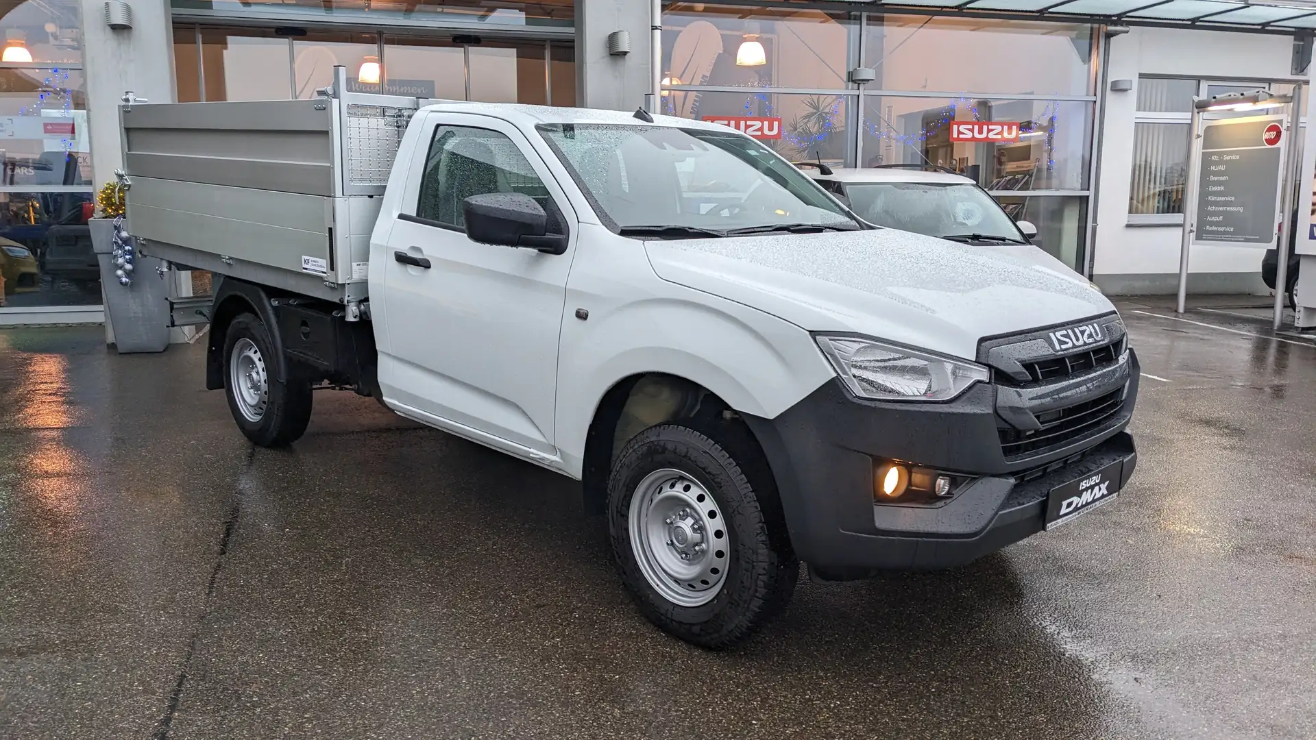 Isuzu D-Max Single Cab 4x4 AWD*Kipper*3 Seiten*Pritsche* Weiß - 2