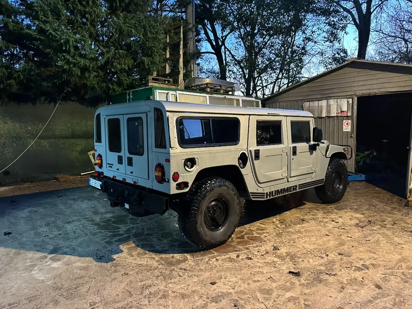 HUMMER H1 wagon Gris - 2