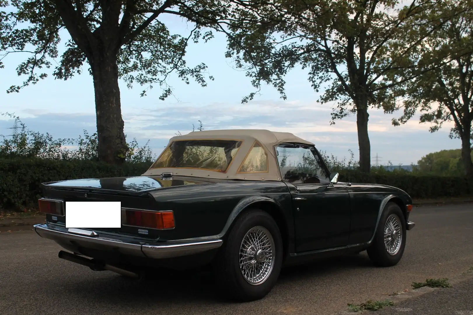Triumph TR6 Weber  111 KW  Belmot all risk Groen - 2