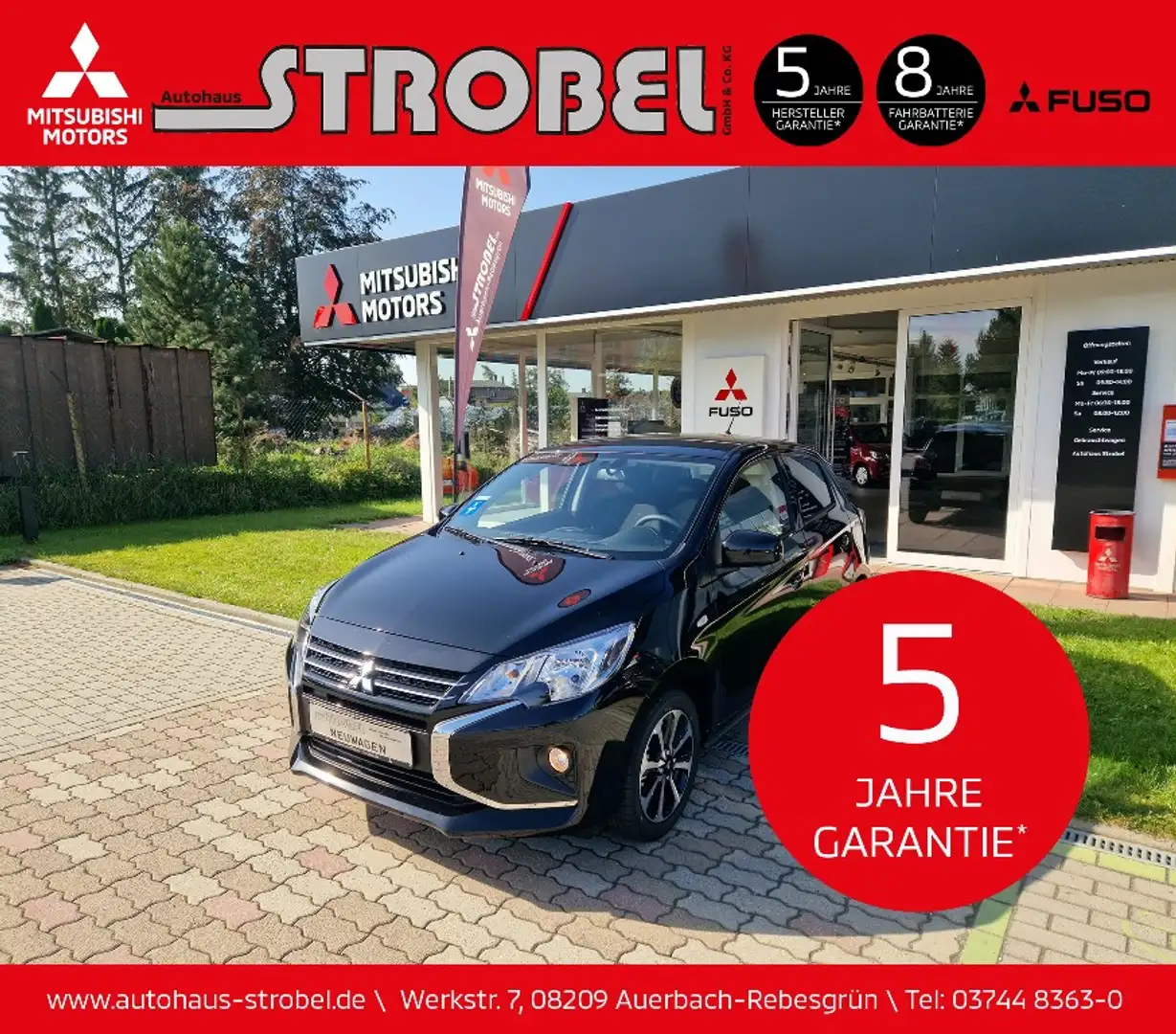 Mitsubishi Space Star Select+ 1.2 *RÜCKFAHRKAMERA*KLIMA* Schwarz - 1