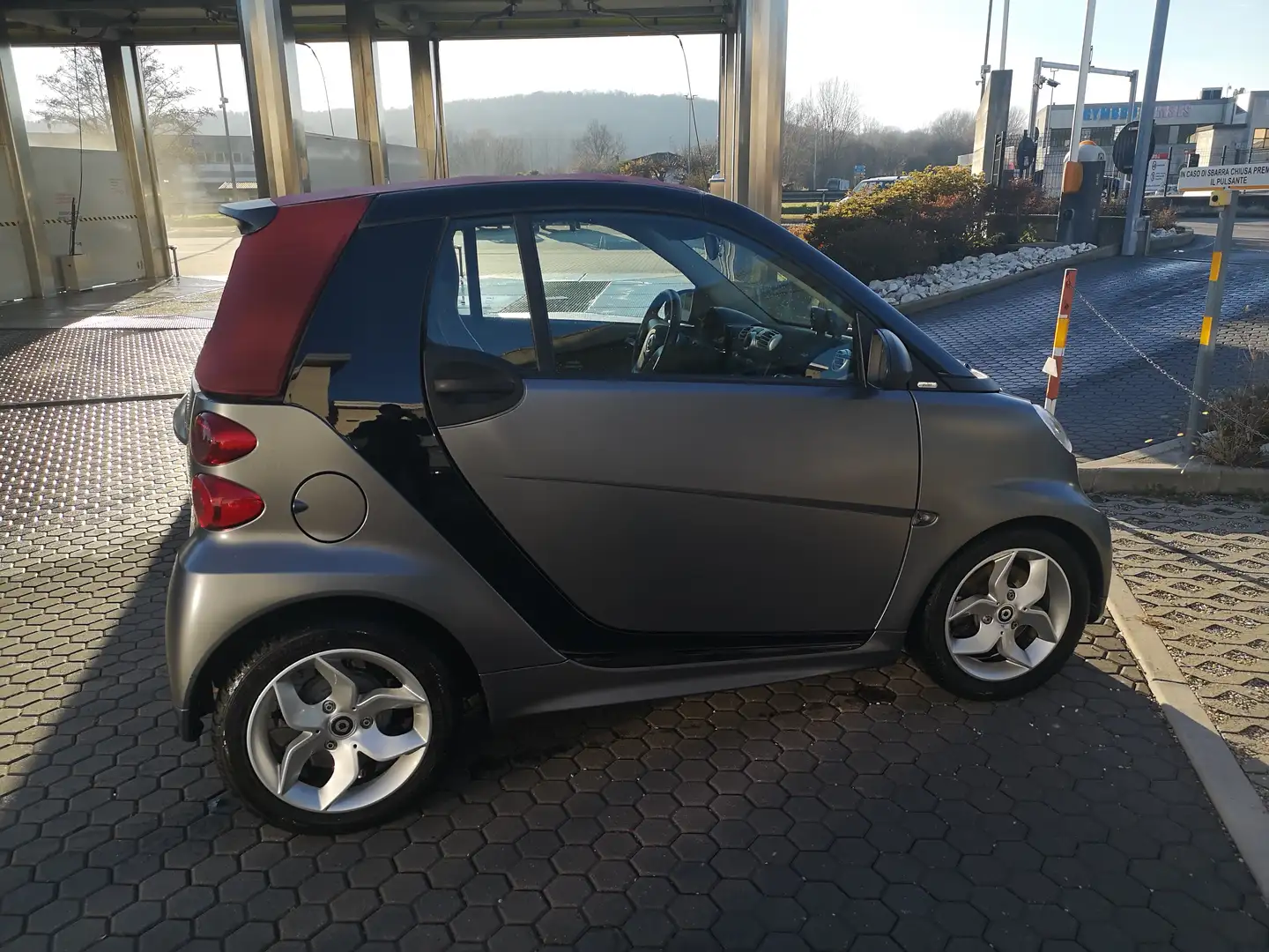 smart forTwo Fortwo II 2007 Cabrio Cabrio 1.0 mhd Pulse 71cv FL Grigio - 1