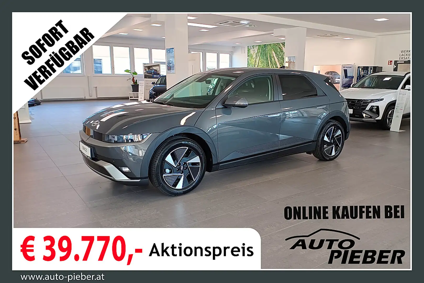 Hyundai IONIQ 5 GO! 84kWh *Wärmepumpe*LED*Navi* *BARKAUFPREIS* Grau - 1