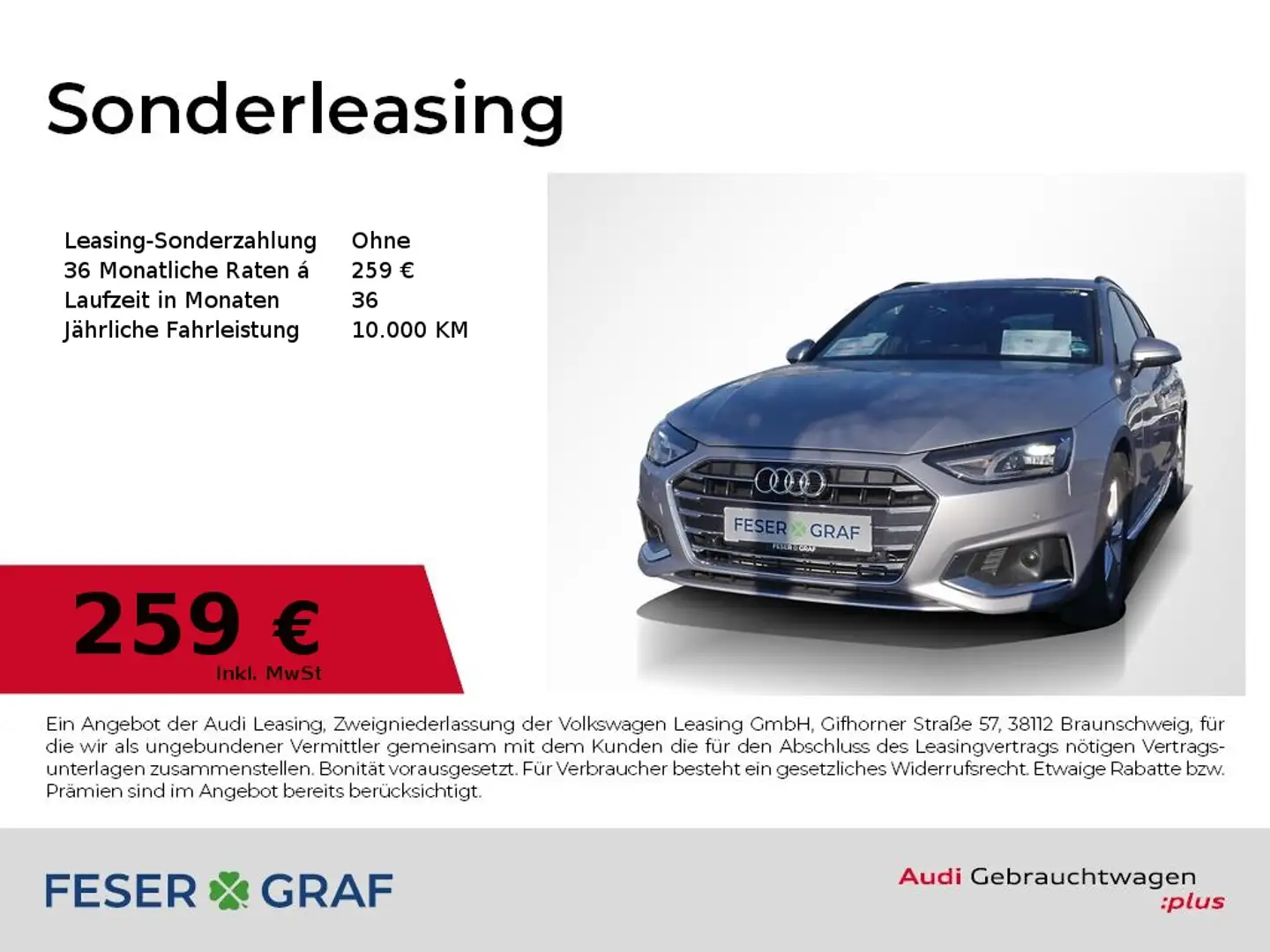 Audi A4 Avant 35 TFSI Advanced ACC LED Navi Rüka Sitzh. Zilver - 1