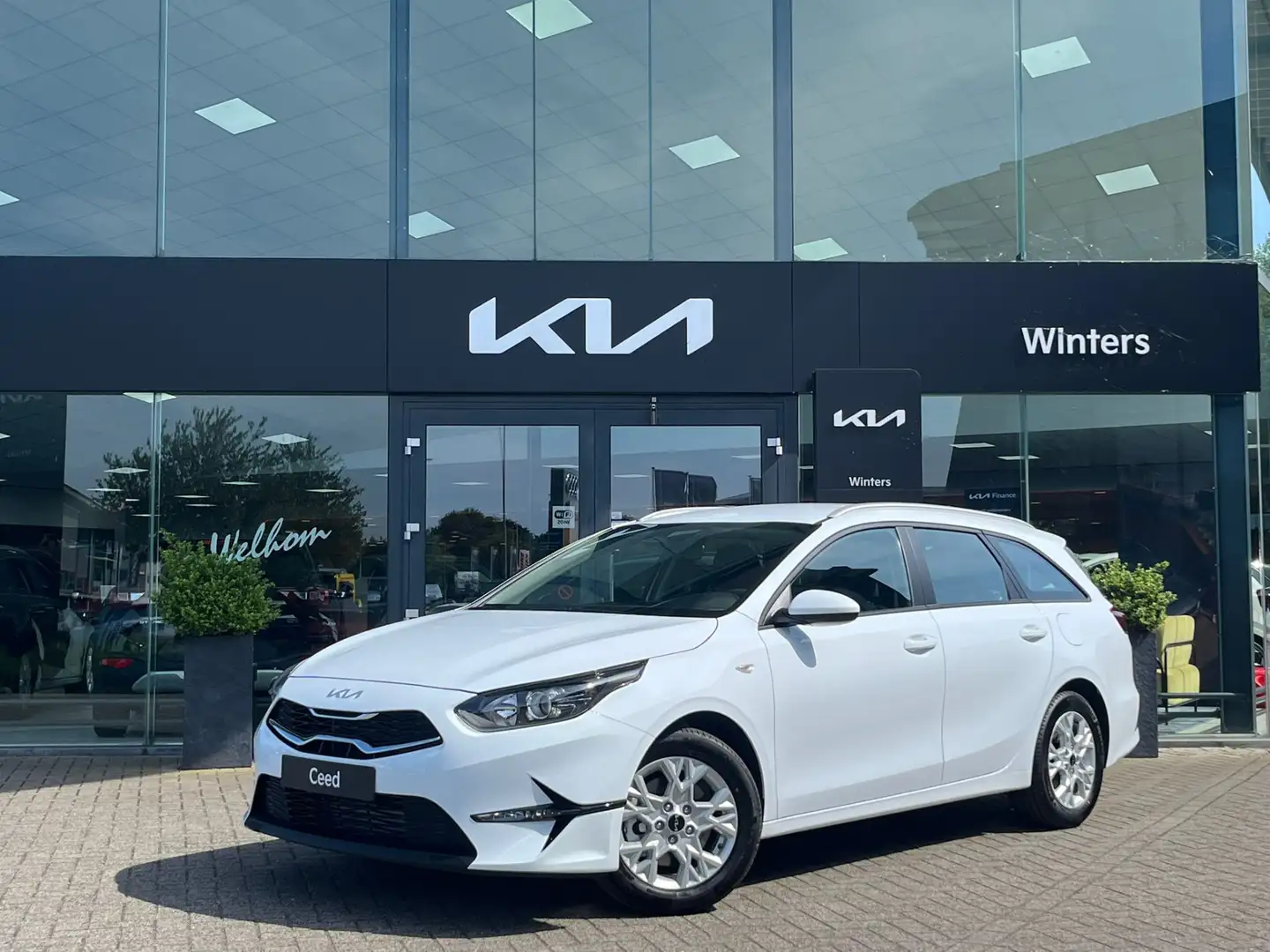 Kia Ceed SW / cee'd SW Sportswagon 1.0 T-GDi ComfortLine tot 10 Jaar Gara Wit - 1