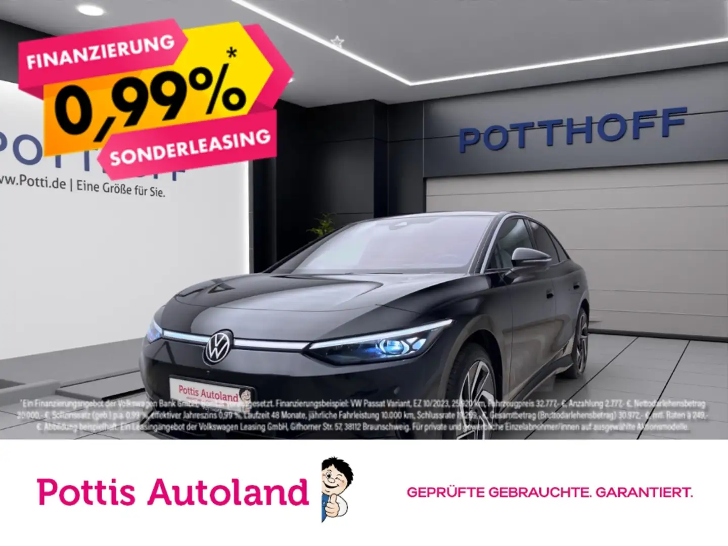 Volkswagen ID.7 PRO HARMAN HuD DCC eKLAPPE Schwarz - 1
