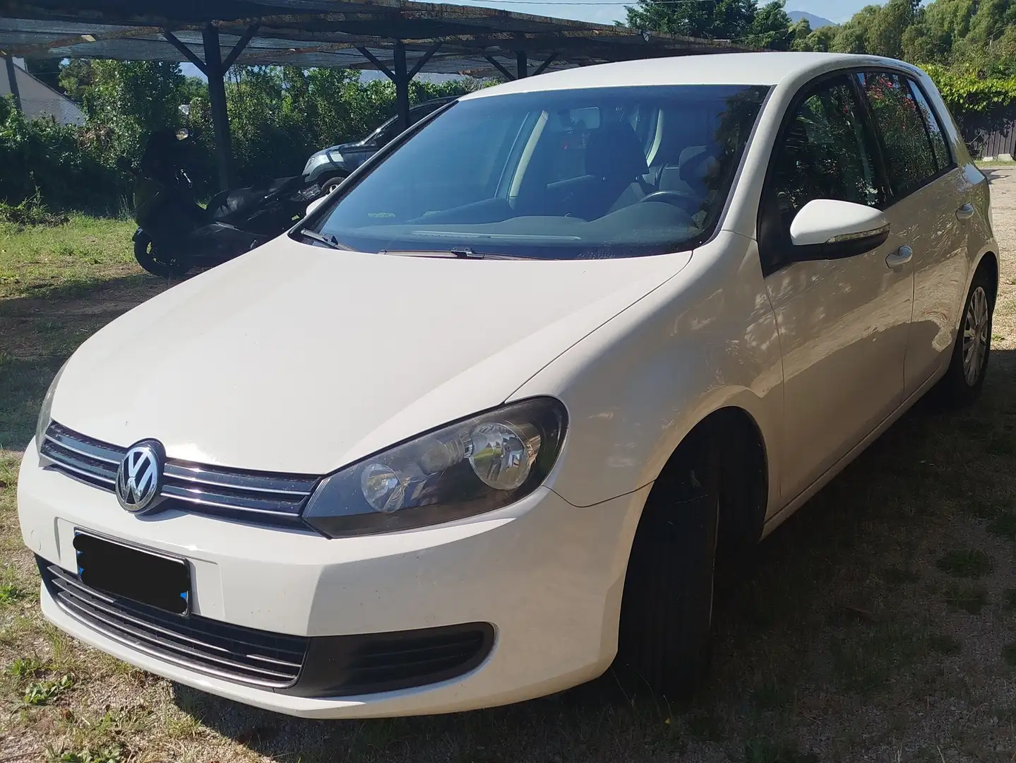 Volkswagen Golf Golf VI 2012 5p 1.6 tdi Trendline Bianco - 1