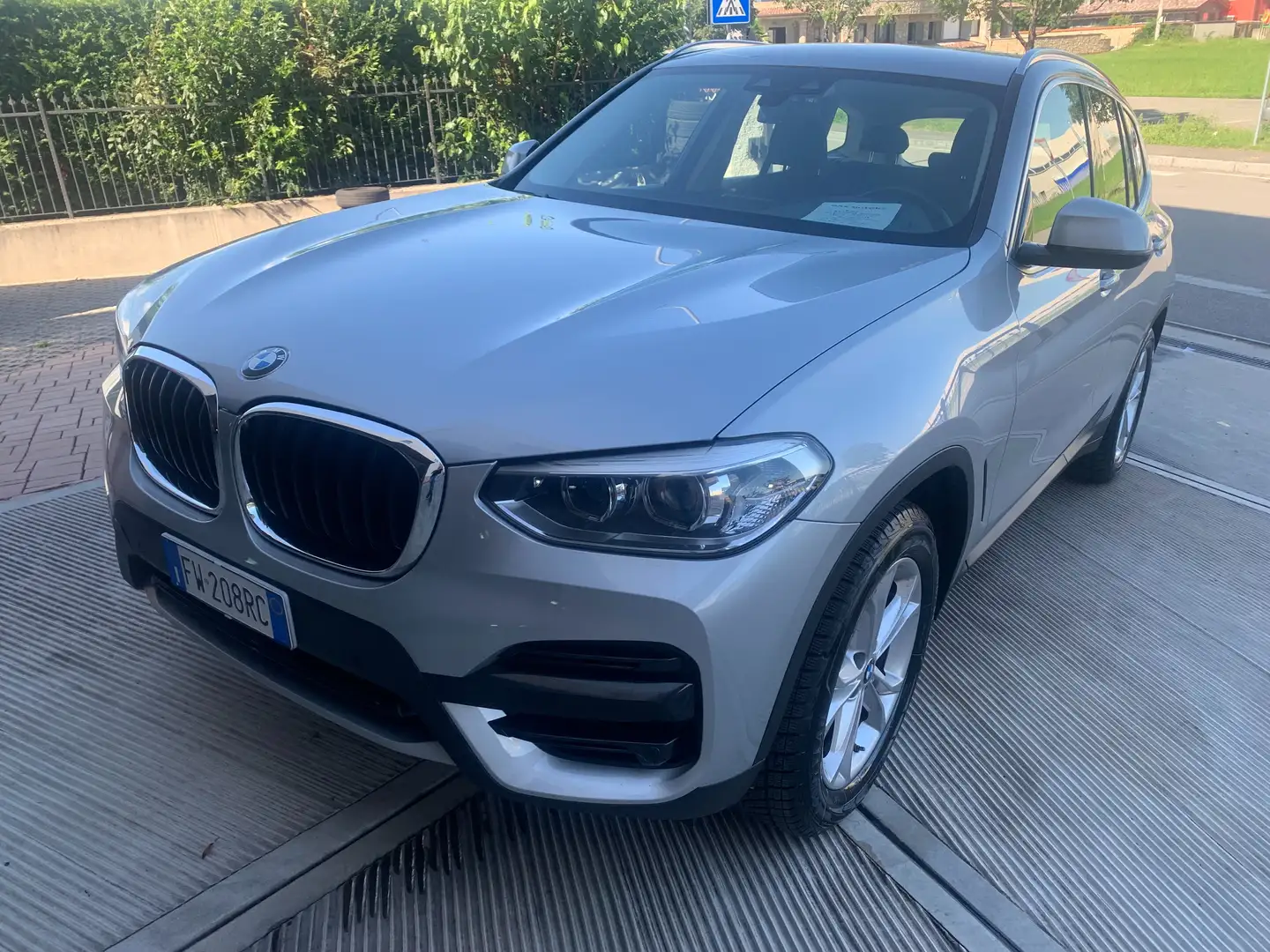 BMW X3 X3 xdrive20d Business Advantage 190cv auto Argento - 2