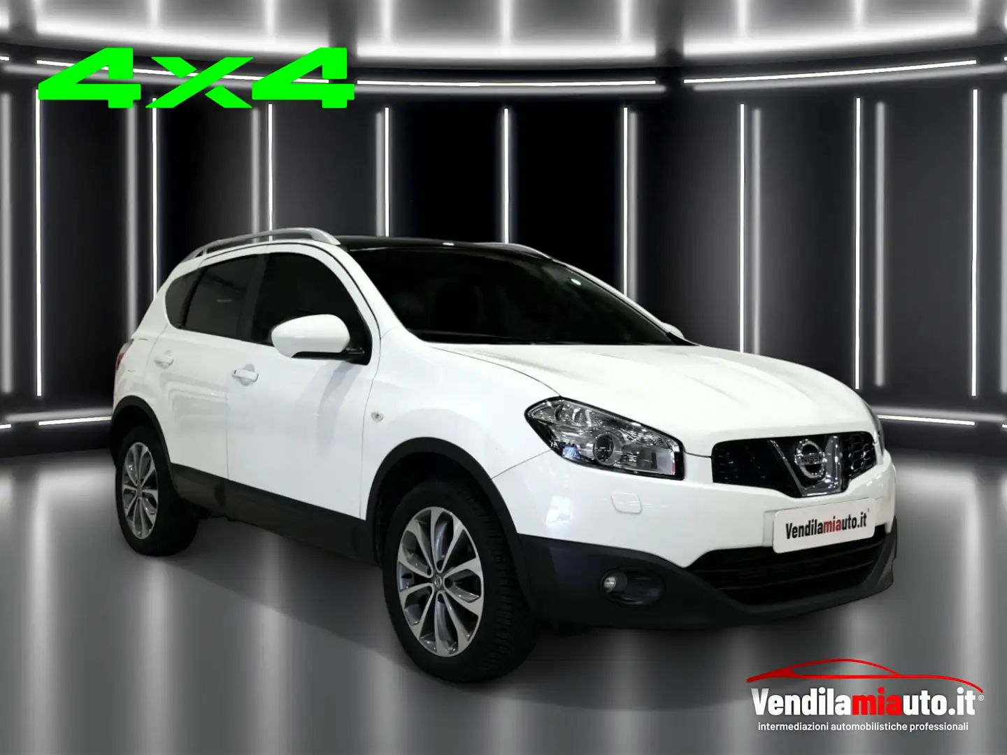 Nissan Qashqai 1.6 dci Tekna 4x4 Blanc - 1