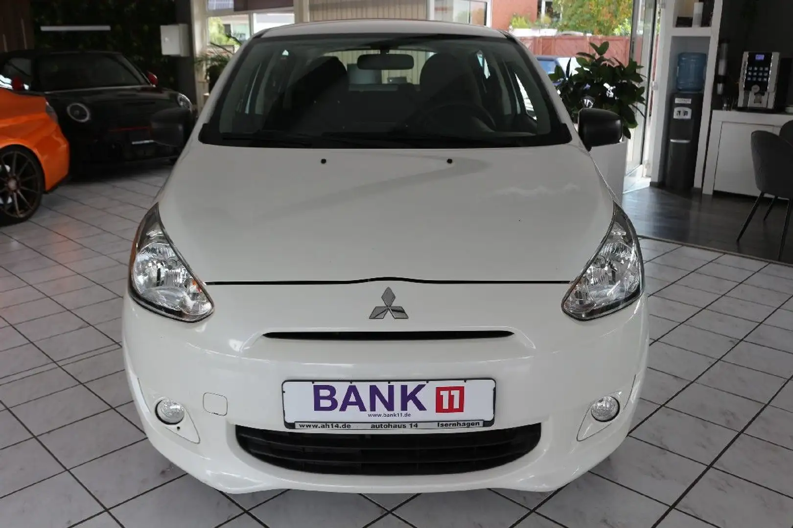 Mitsubishi Space Star 1.0 - 5Türen-Klima-1.Hand-Isofix Blanc - 2