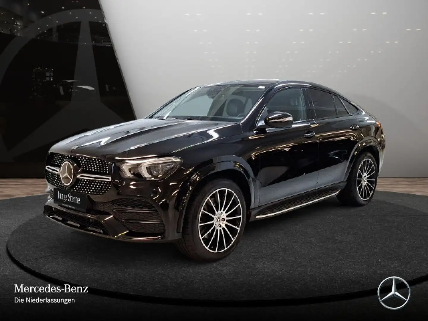 Mercedes-Benz GLE 400 d Coupé 4M AMG+NIGHT+360+MULTIBEAM+21"+9G Schwarz - 2