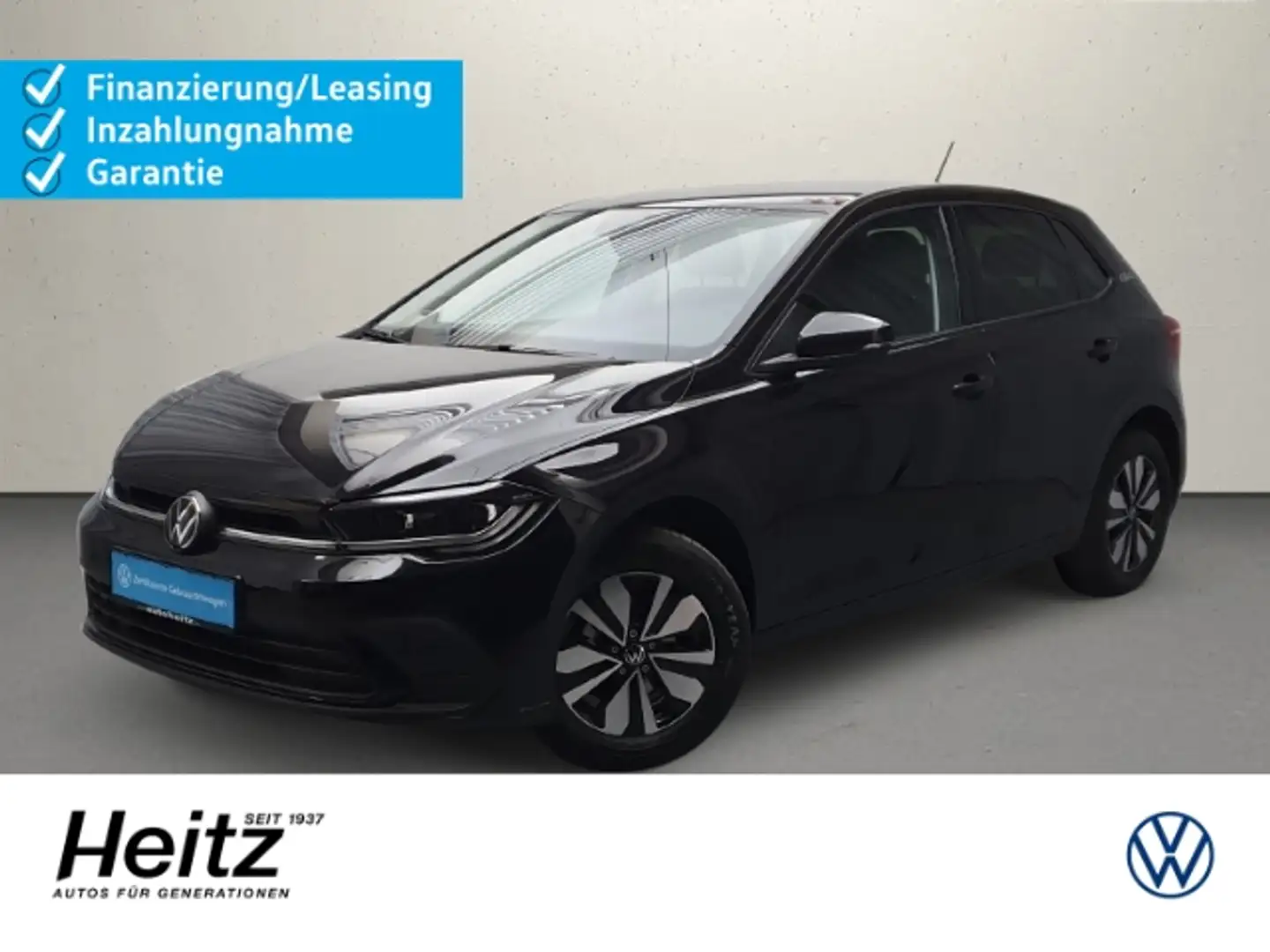 Volkswagen Polo 1.0 GOAL Navi LED ACC Bluetooth Climatronic Zwart - 1