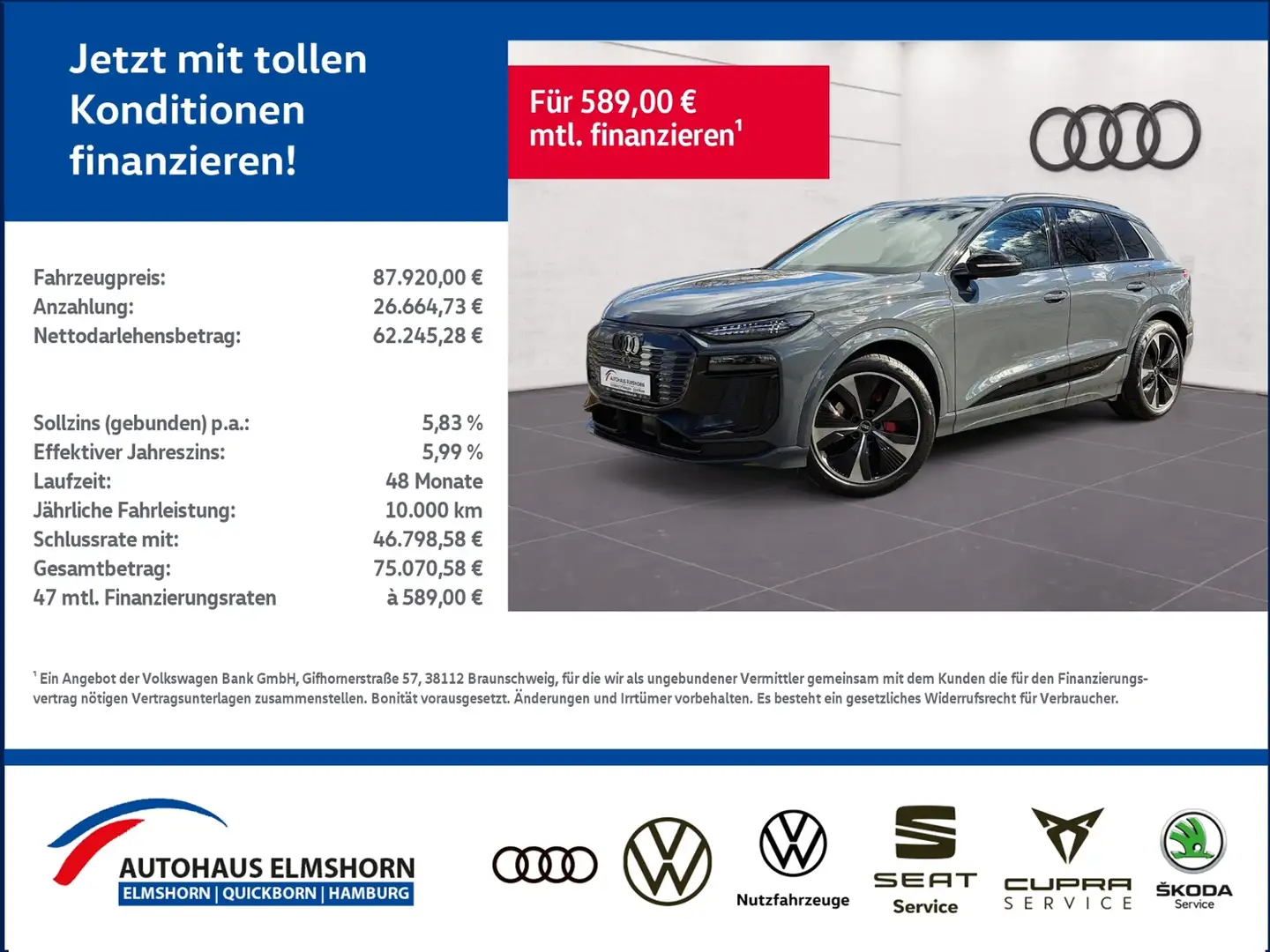 Audi edition one grey quattro  PANO AHK HEAD MATRIX OL Grau - 1