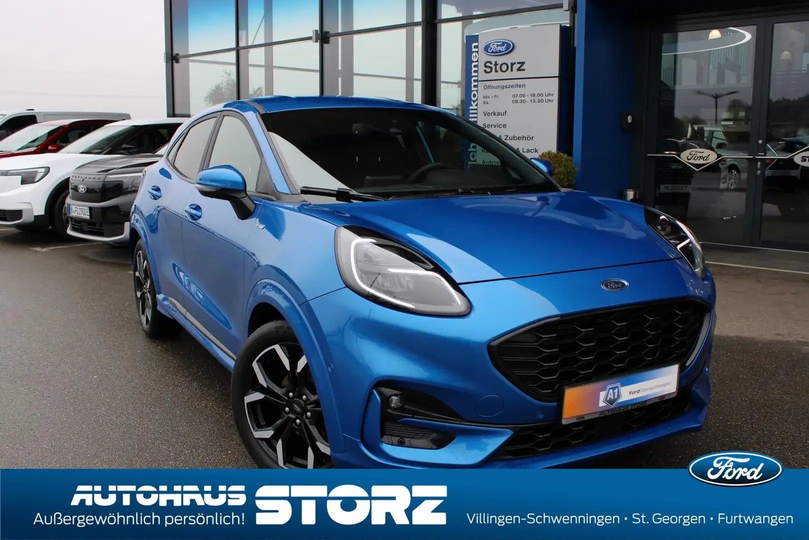 Ford Puma ST-Line X WINTER PAKET|FAHRASSI PAKET|AHK ABNEHMBA Blau - 1