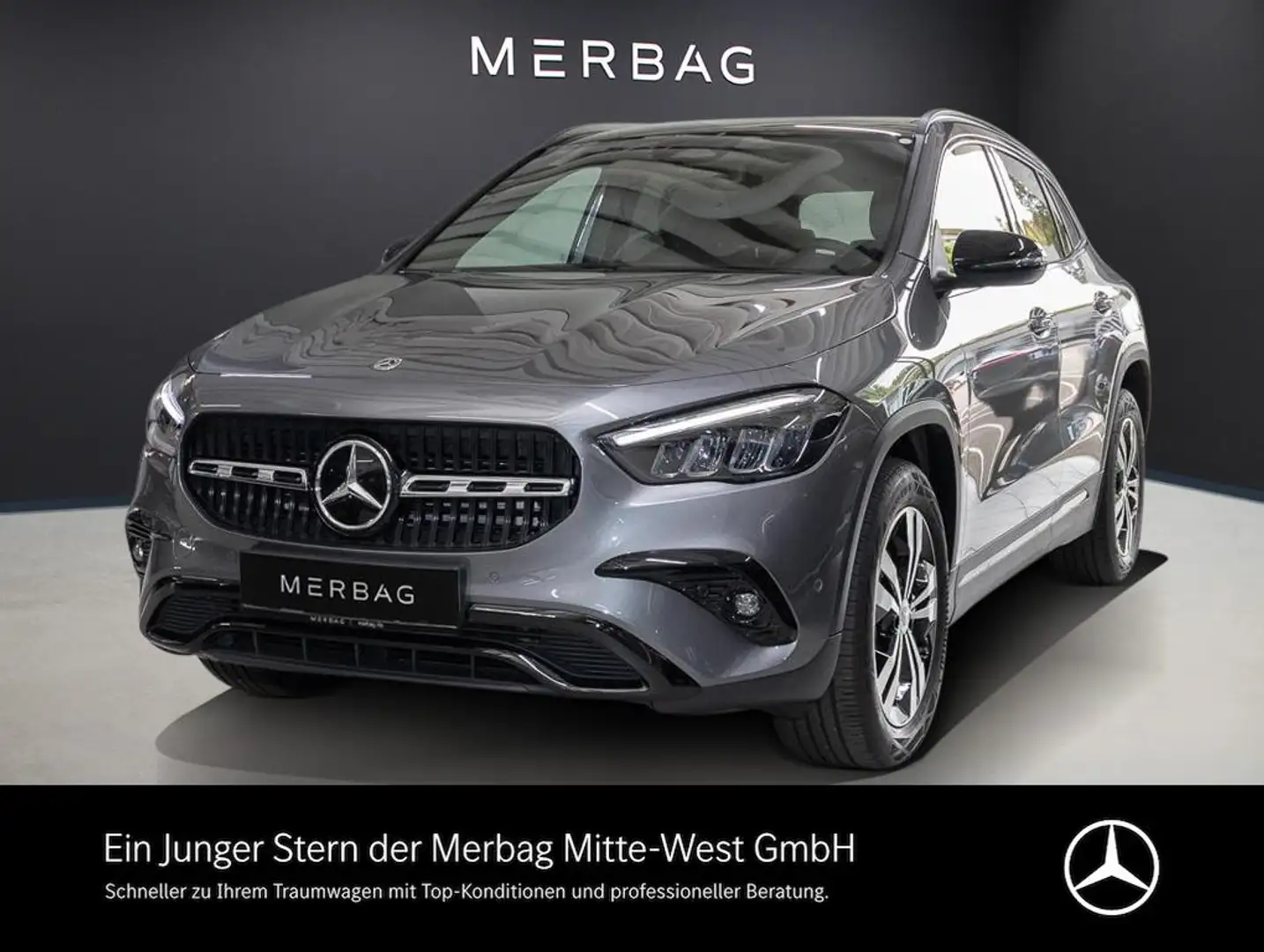 Mercedes-Benz GLA 250 4MATIC Pano STH W-Paket KeyLess LED LM Grau - 1