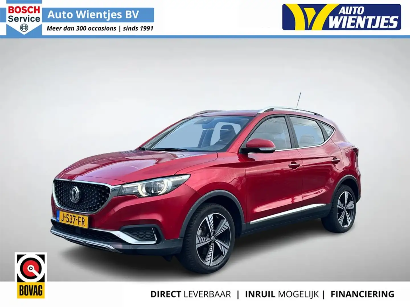 MG ZS MG EV Luxury 45kWh | SOH 85% | Pano | Leer | Navi Rood - 1