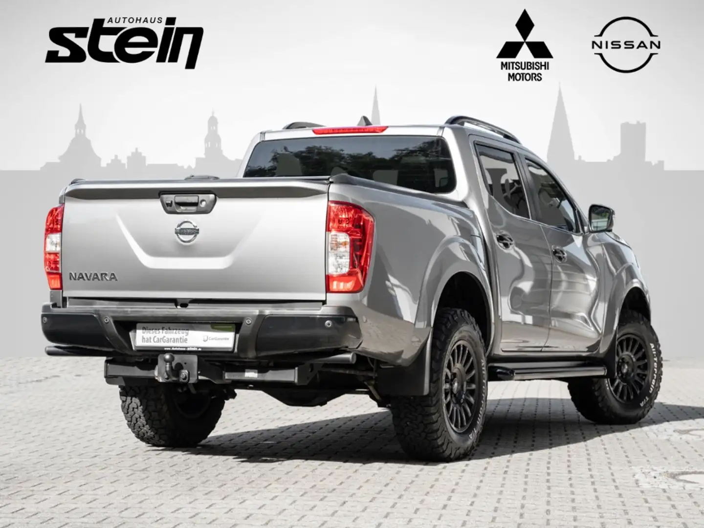 Nissan Navara Double Cab 2.3 dCi DC 4x4 Autm. N-Guard AHK Panora Grau - 2